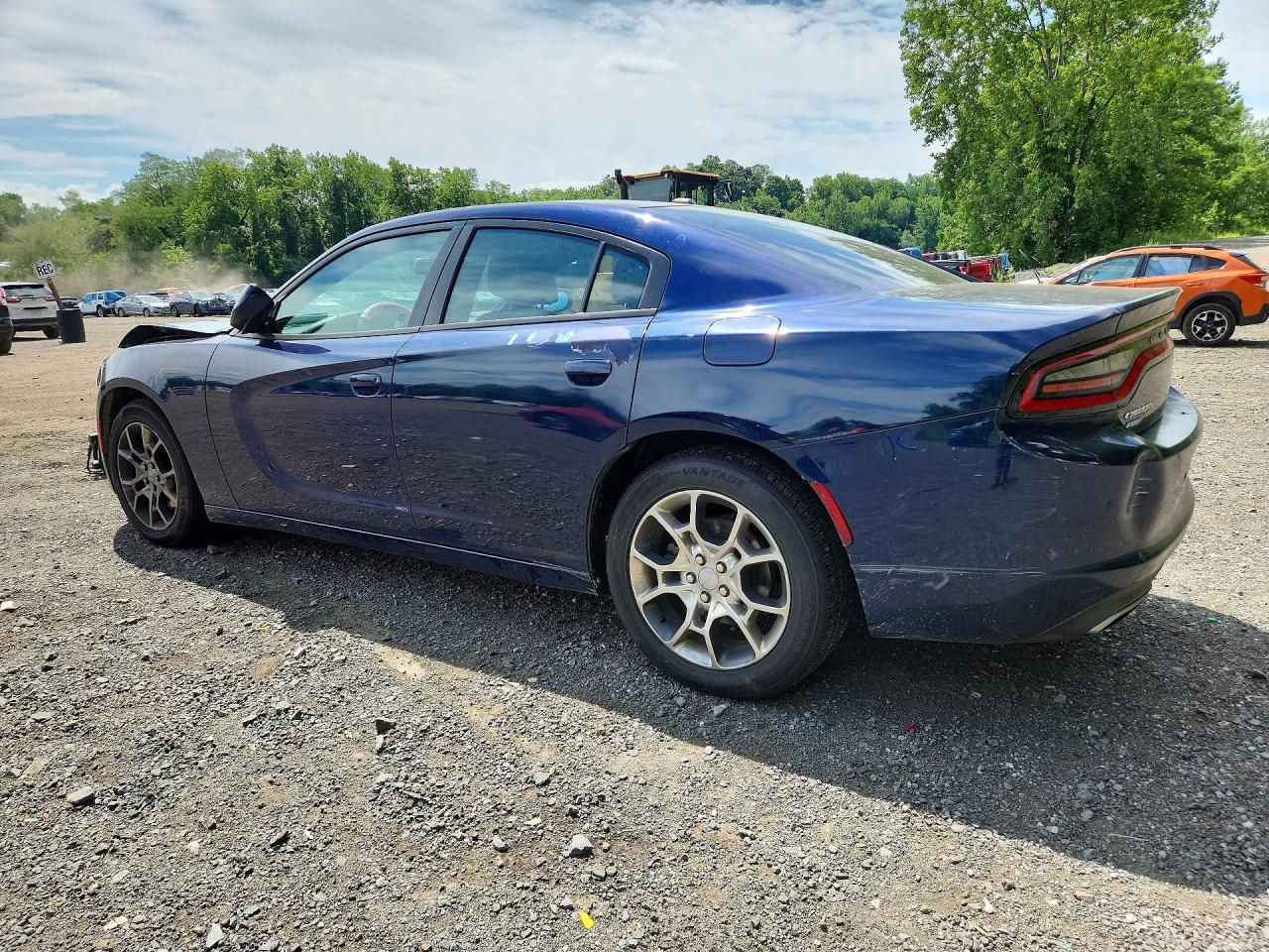 2015 Dodge Charger Se Blue vin: 2C3CDXFG0FH852937