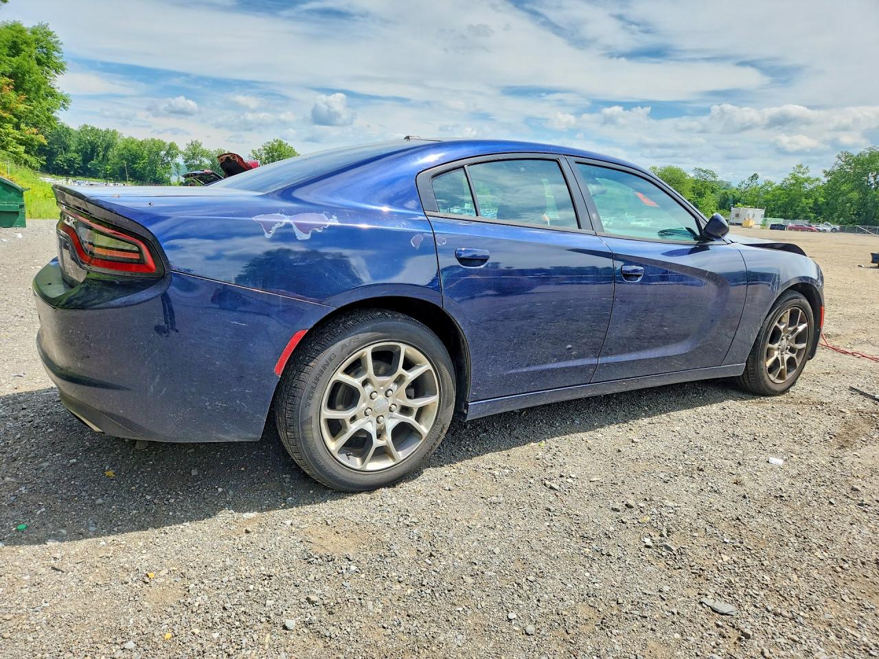 2015 Dodge Charger Se Blue vin: 2C3CDXFG0FH852937