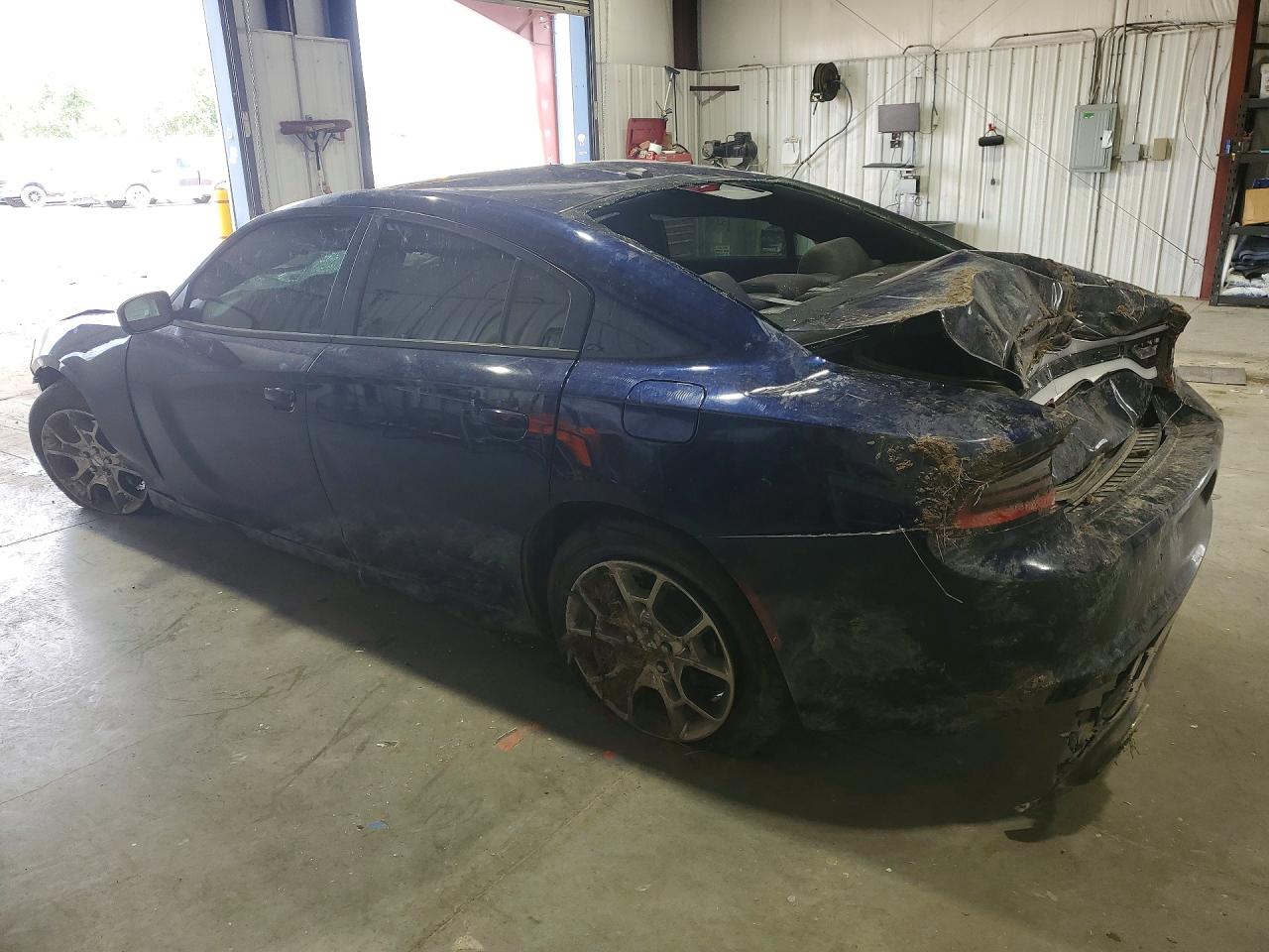 2015 Dodge Charger Se Blue vin: 2C3CDXFG1FH746383