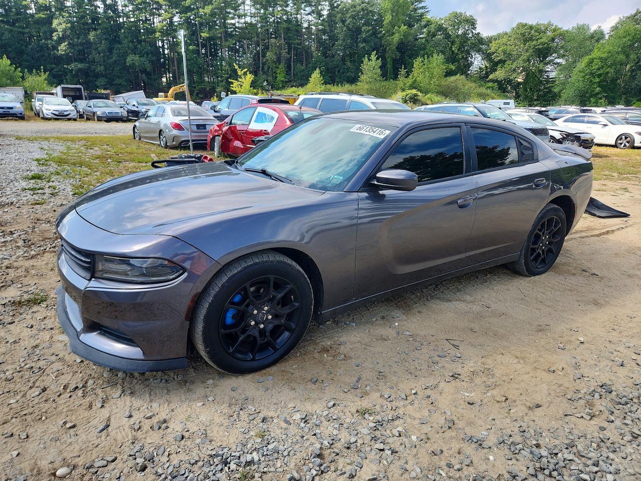 2015 Dodge Charger Se Gray vin: 2C3CDXFG1FH806372