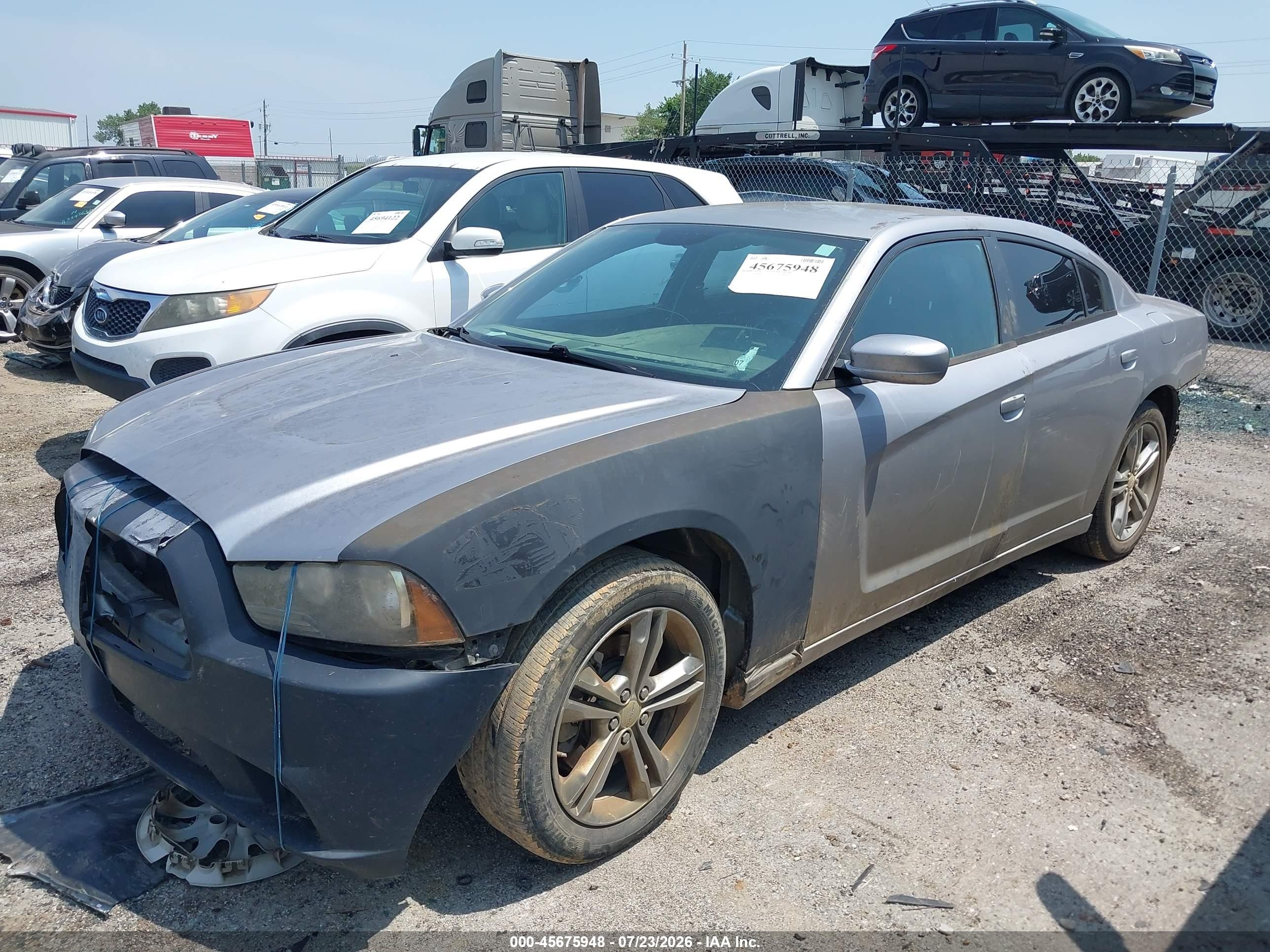 2014 Dodge Charger Se Silver vin: 2C3CDXFG2EH237675