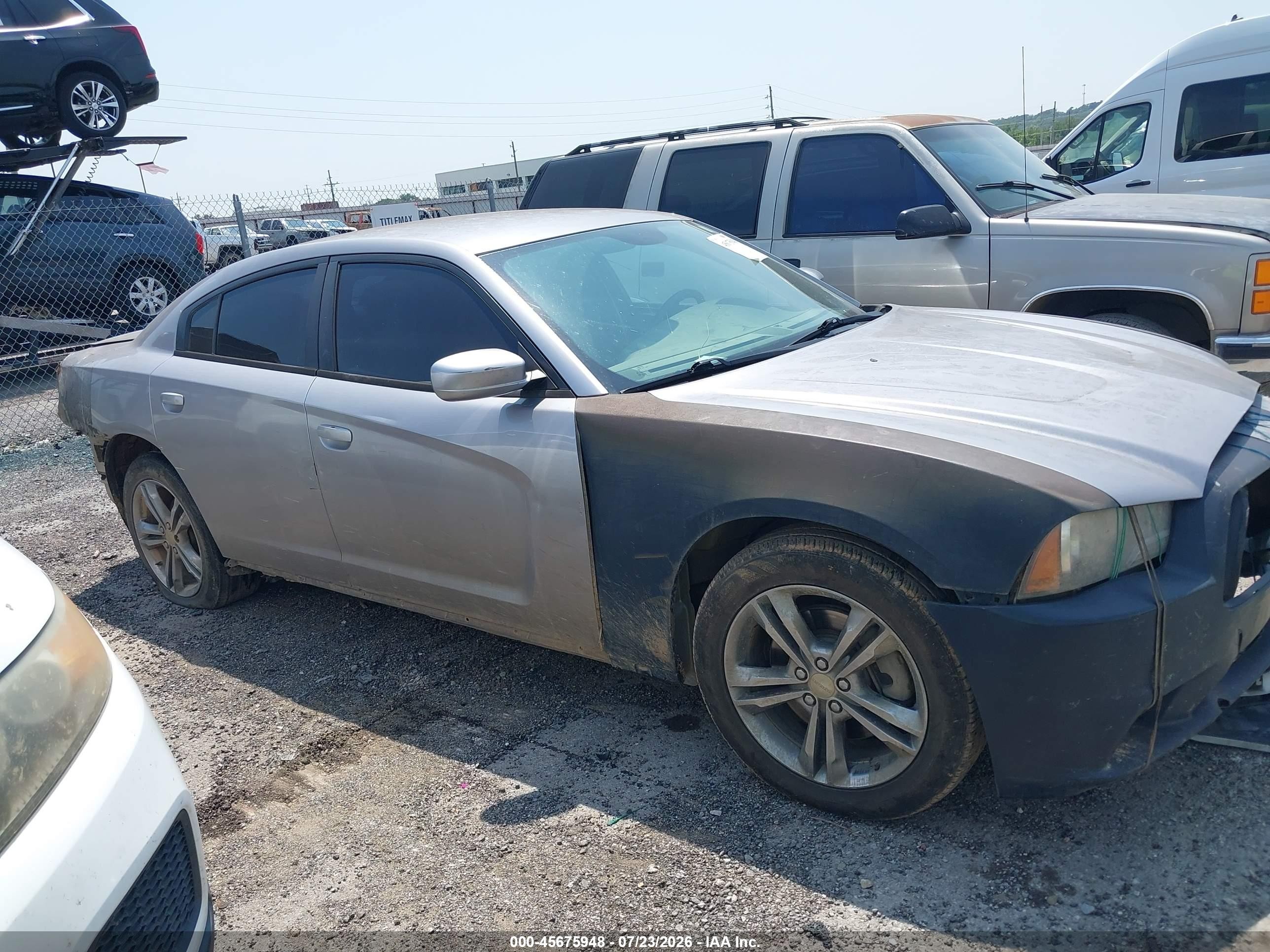 2014 Dodge Charger Se Silver vin: 2C3CDXFG2EH237675
