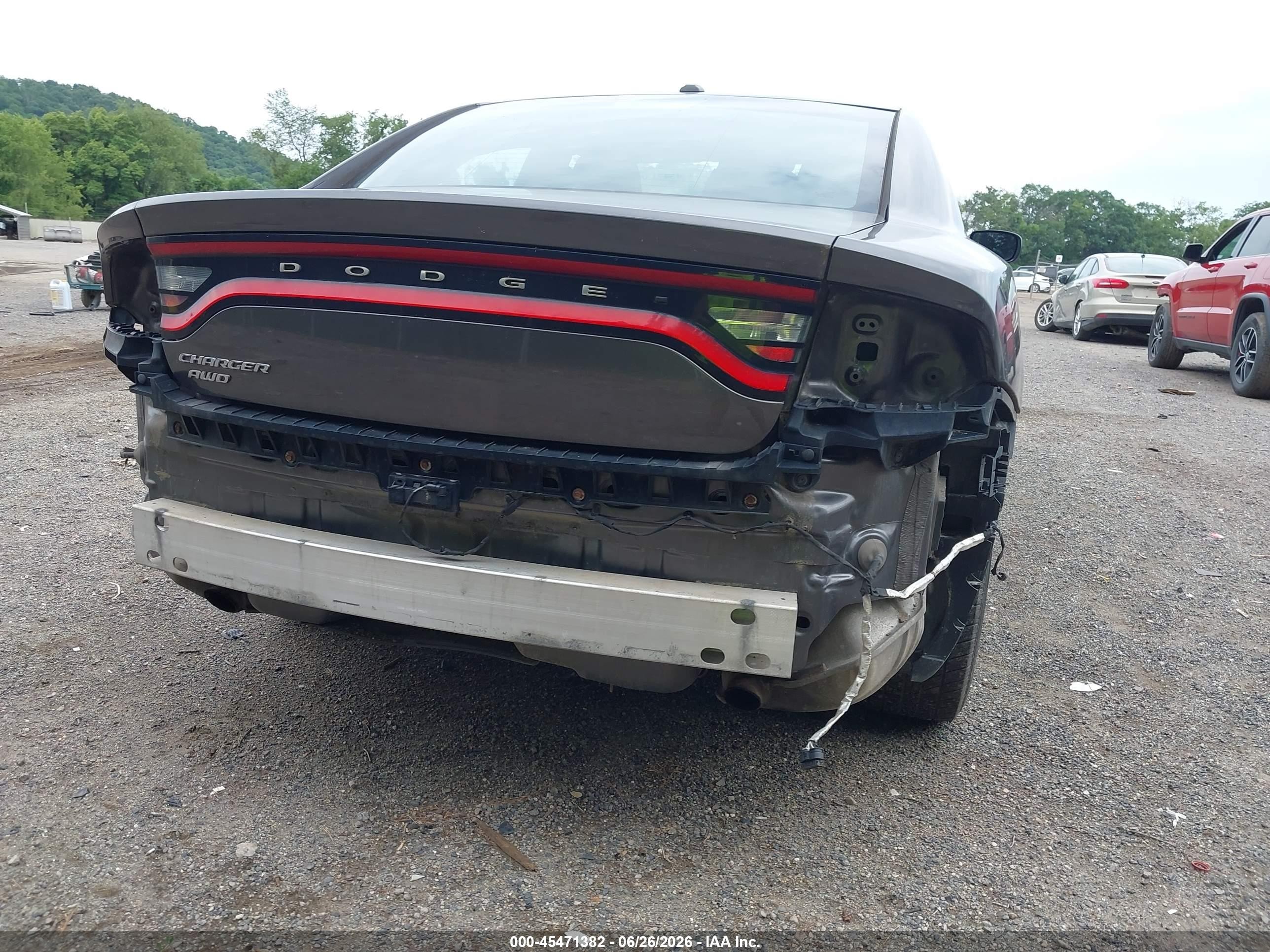 2015 Dodge Charger Se Gray vin: 2C3CDXFG3FH827899
