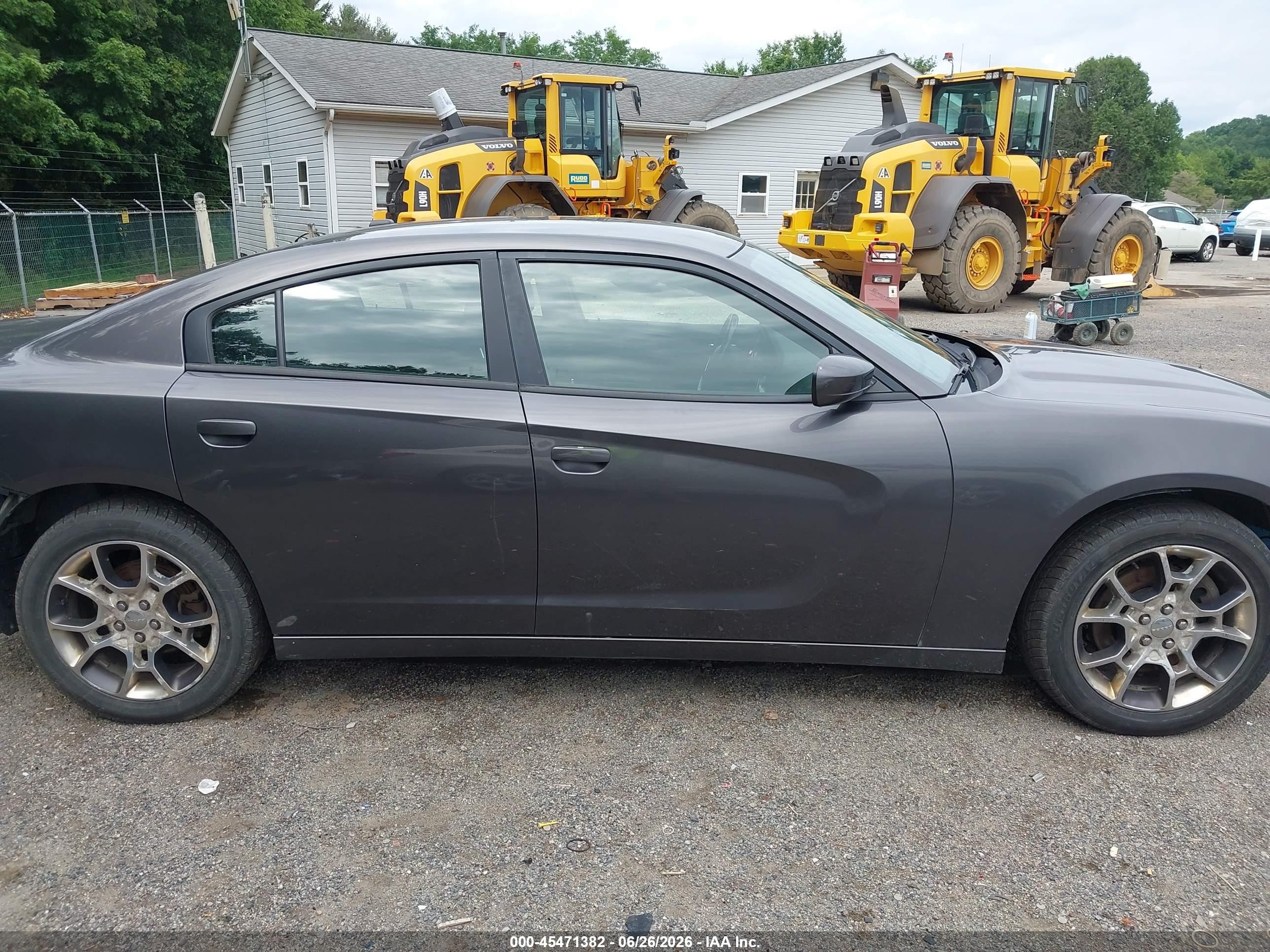 2015 Dodge Charger Se Gray vin: 2C3CDXFG3FH827899