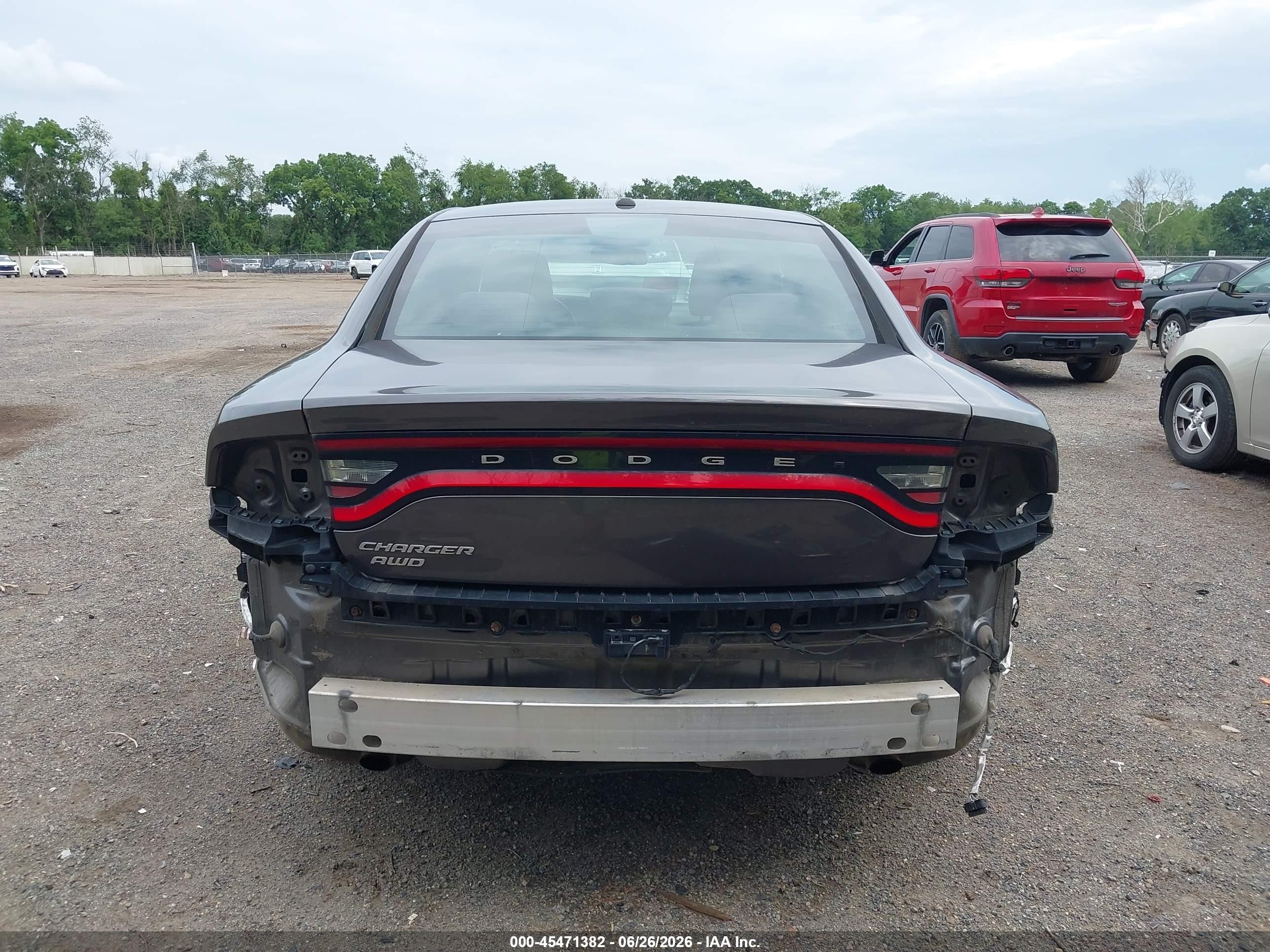2015 Dodge Charger Se Gray vin: 2C3CDXFG3FH827899