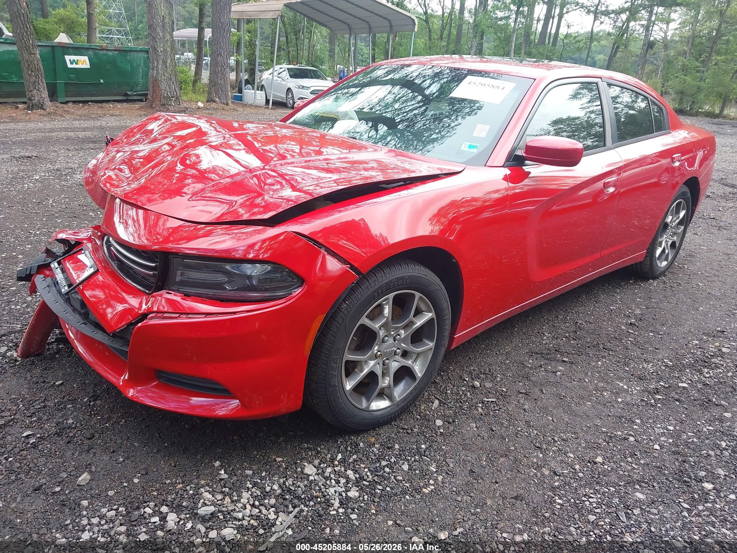 2015 Dodge Charger Se Красный vin: 2C3CDXFG3FH828258
