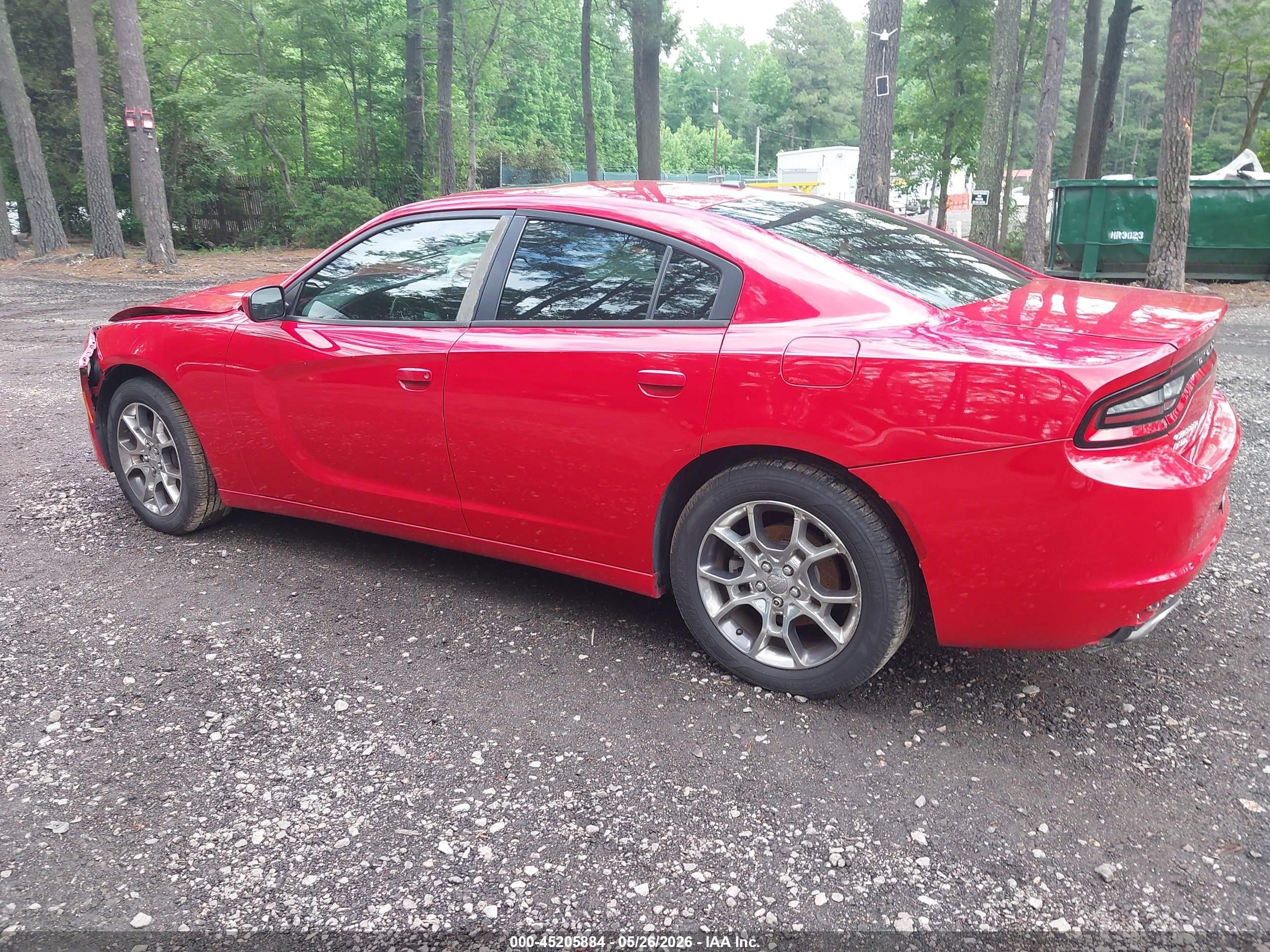 2015 Dodge Charger Se Красный vin: 2C3CDXFG3FH828258