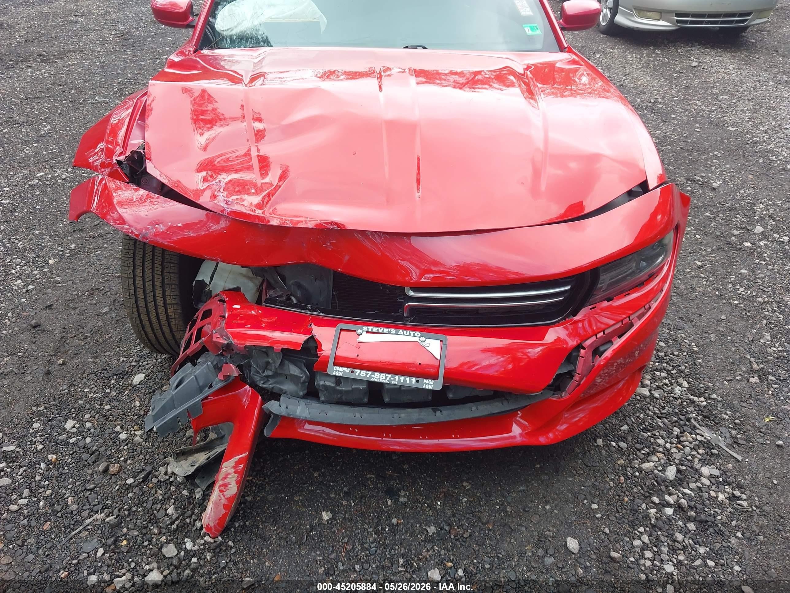 2015 Dodge Charger Se Красный vin: 2C3CDXFG3FH828258