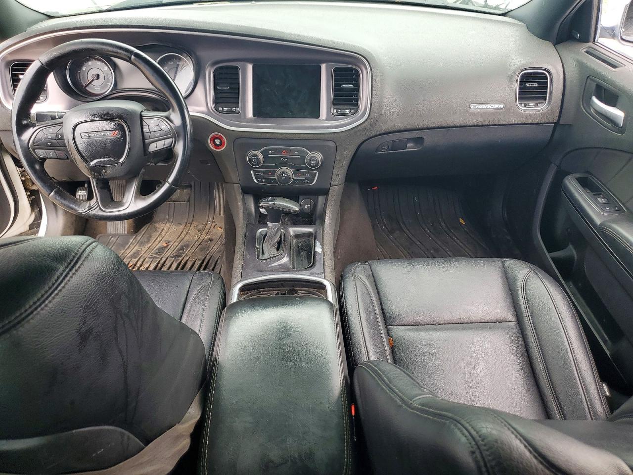 2015 Dodge Charger Se White vin: 2C3CDXFG3FH867397