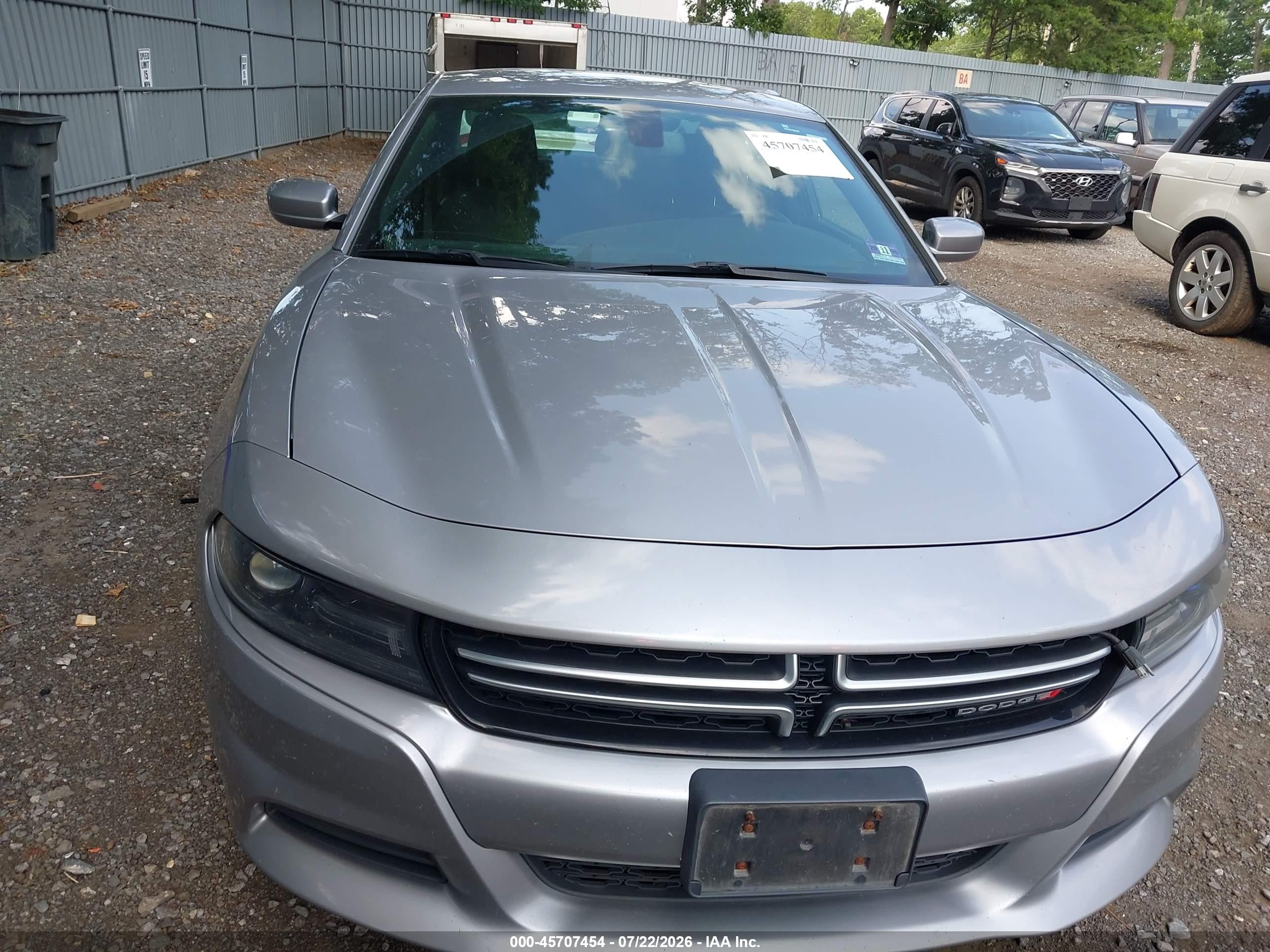 2015 Dodge Charger Se Silver vin: 2C3CDXFG5FH815396
