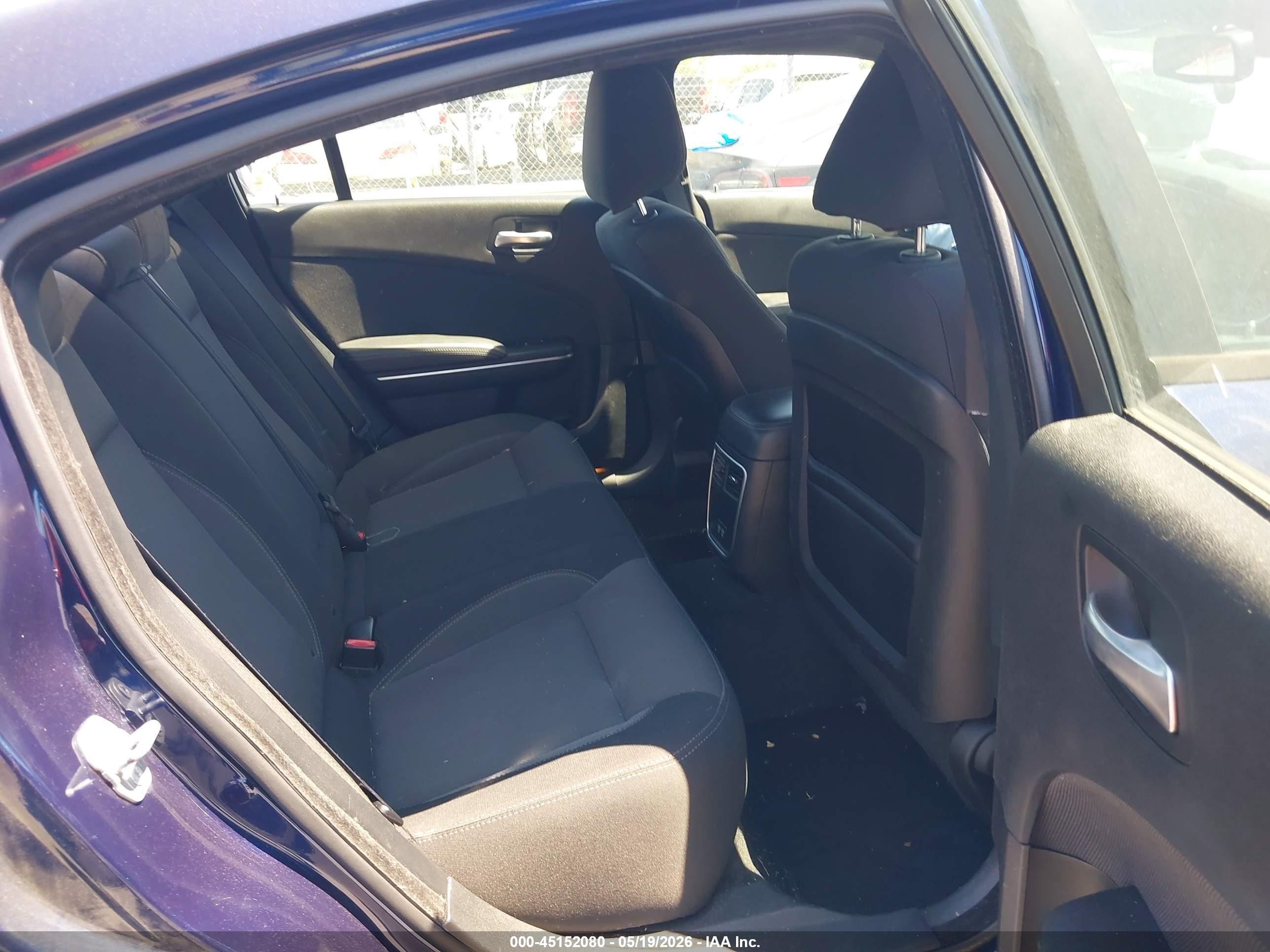 2015 Dodge Charger Se Blue vin: 2C3CDXFG6FH778908