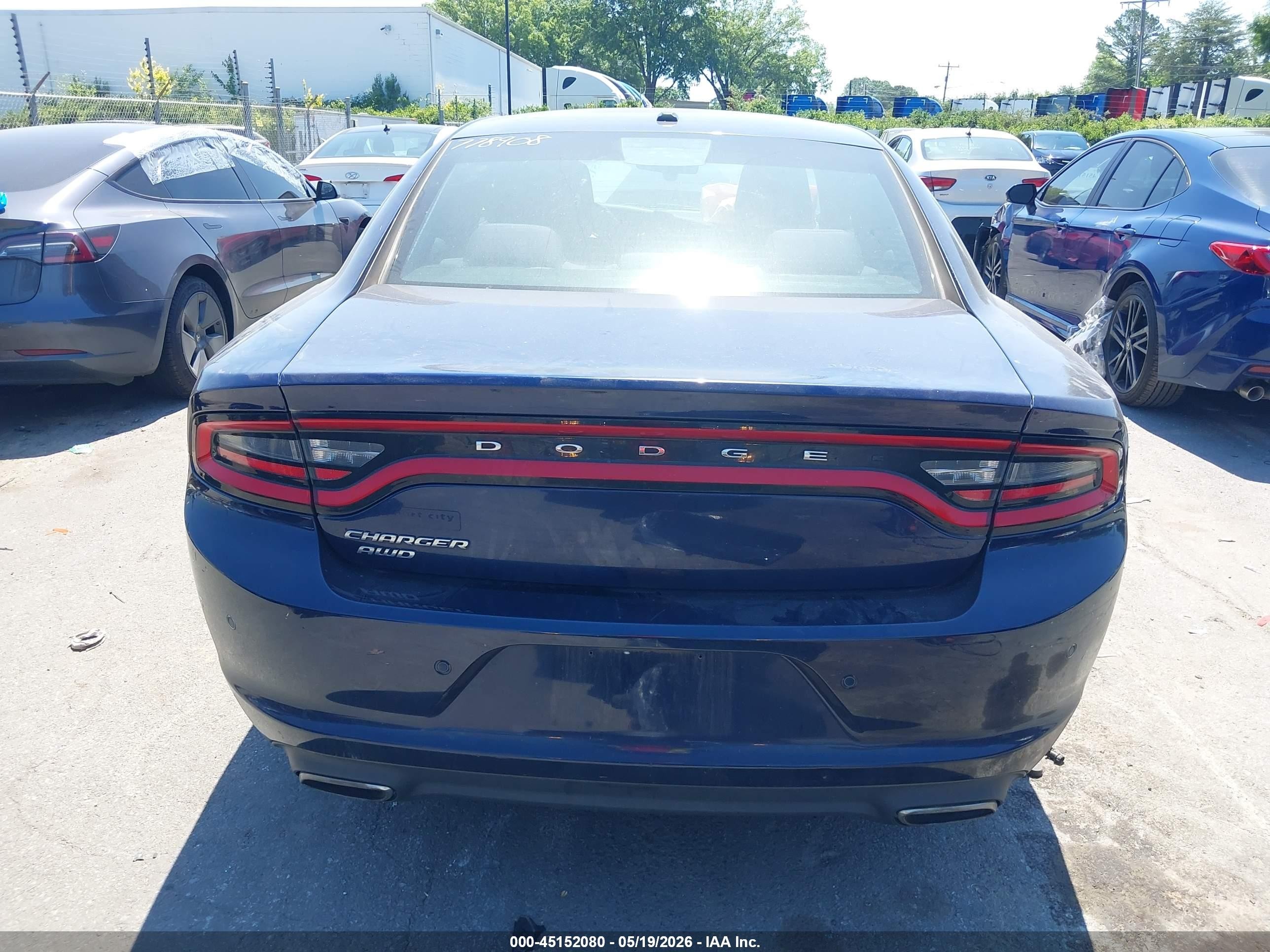 2015 Dodge Charger Se Blue vin: 2C3CDXFG6FH778908