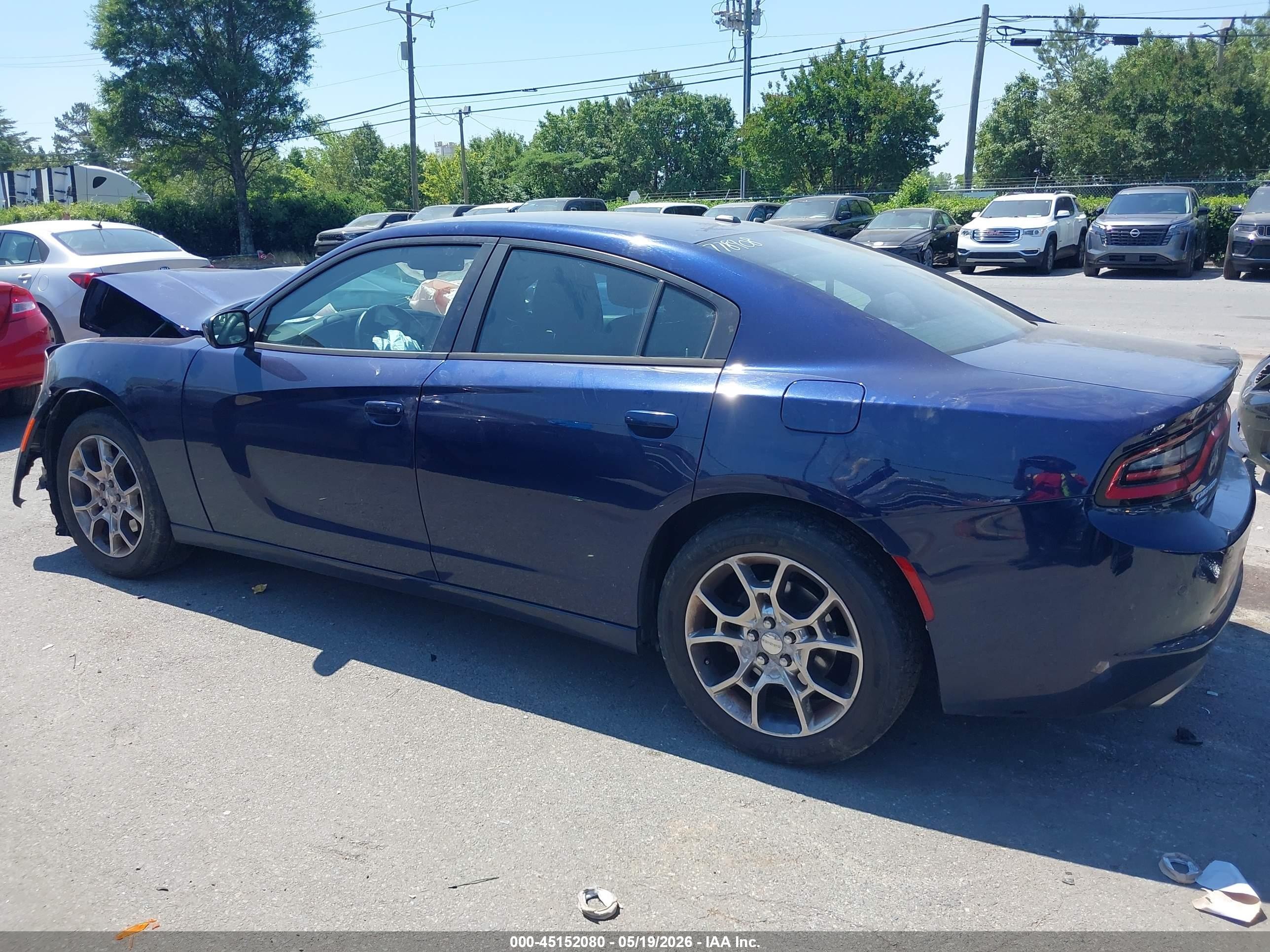 2015 Dodge Charger Se Blue vin: 2C3CDXFG6FH778908