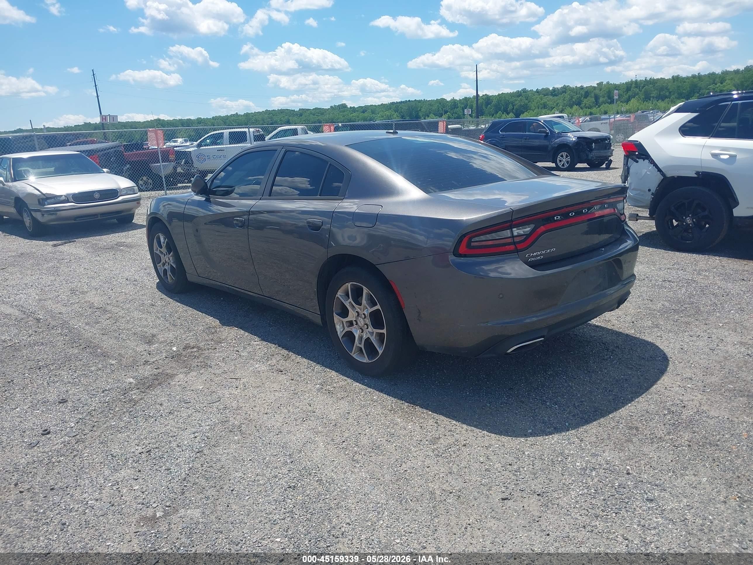 2016 Dodge Charger Se Gray vin: 2C3CDXFG8GH140855