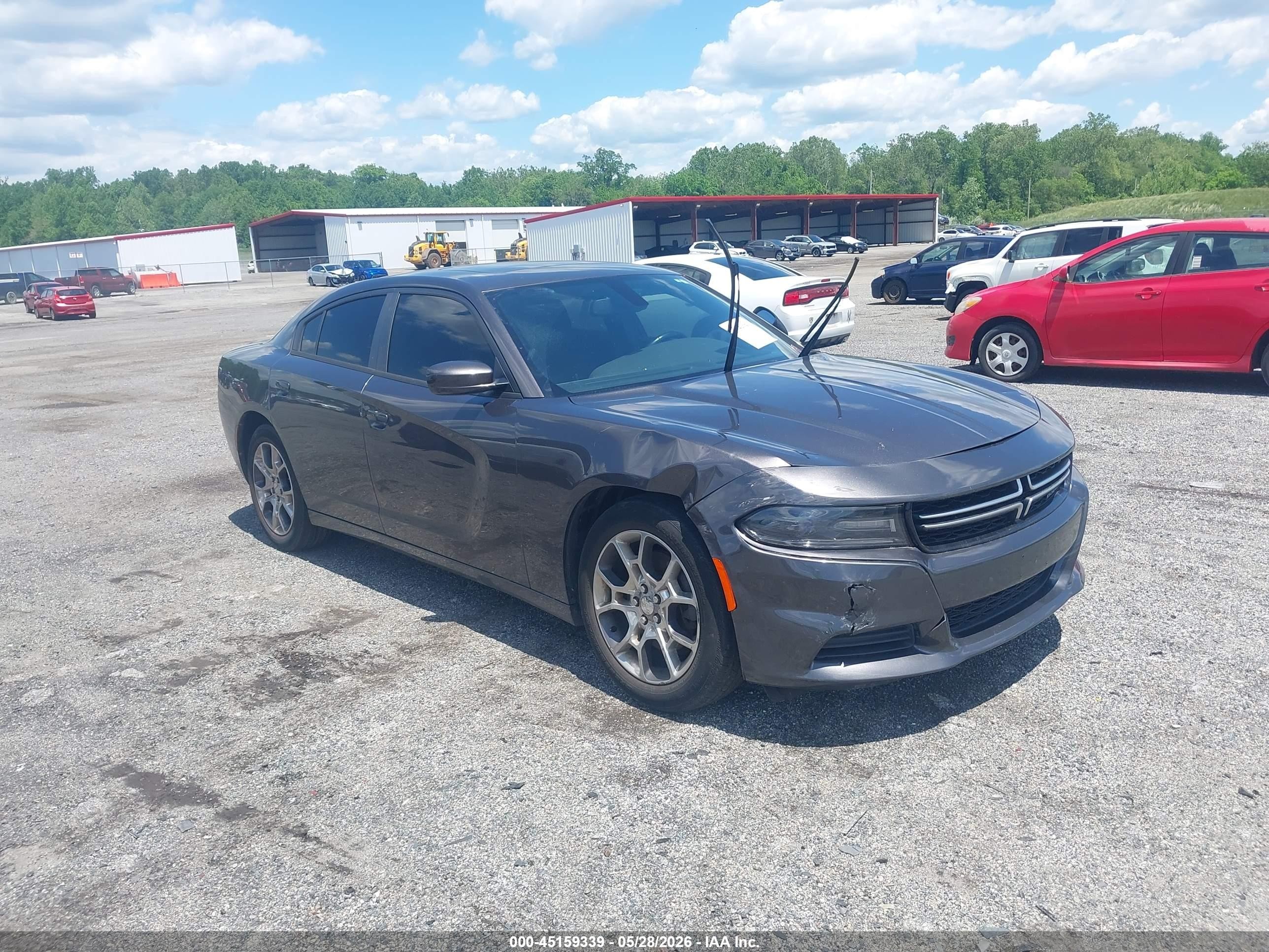 2016 Dodge Charger Se Серый vin: 2C3CDXFG8GH140855