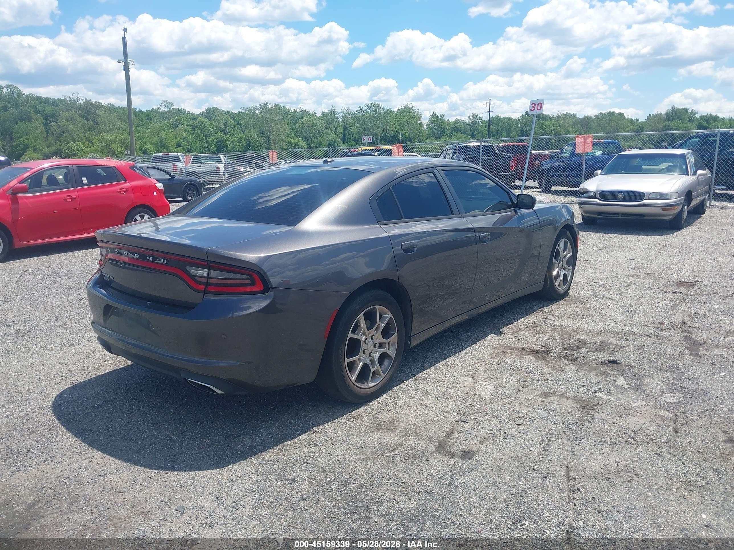 2016 Dodge Charger Se Gray vin: 2C3CDXFG8GH140855