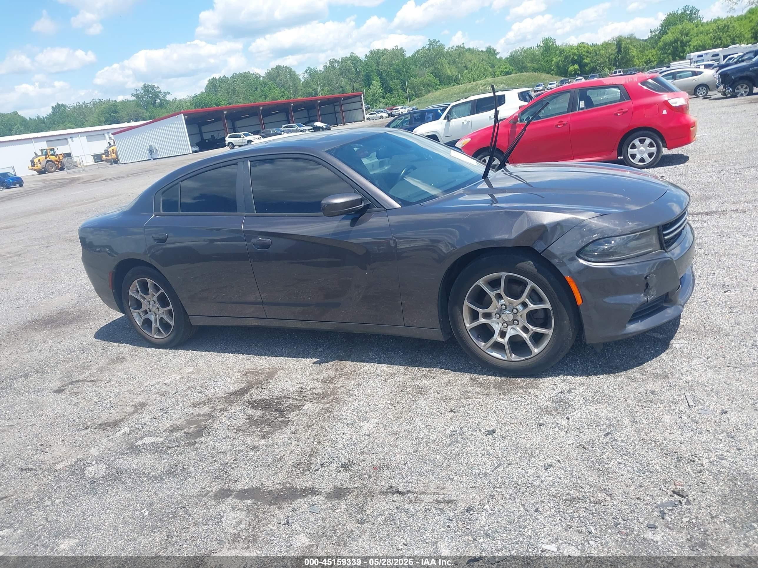 2016 Dodge Charger Se Gray vin: 2C3CDXFG8GH140855