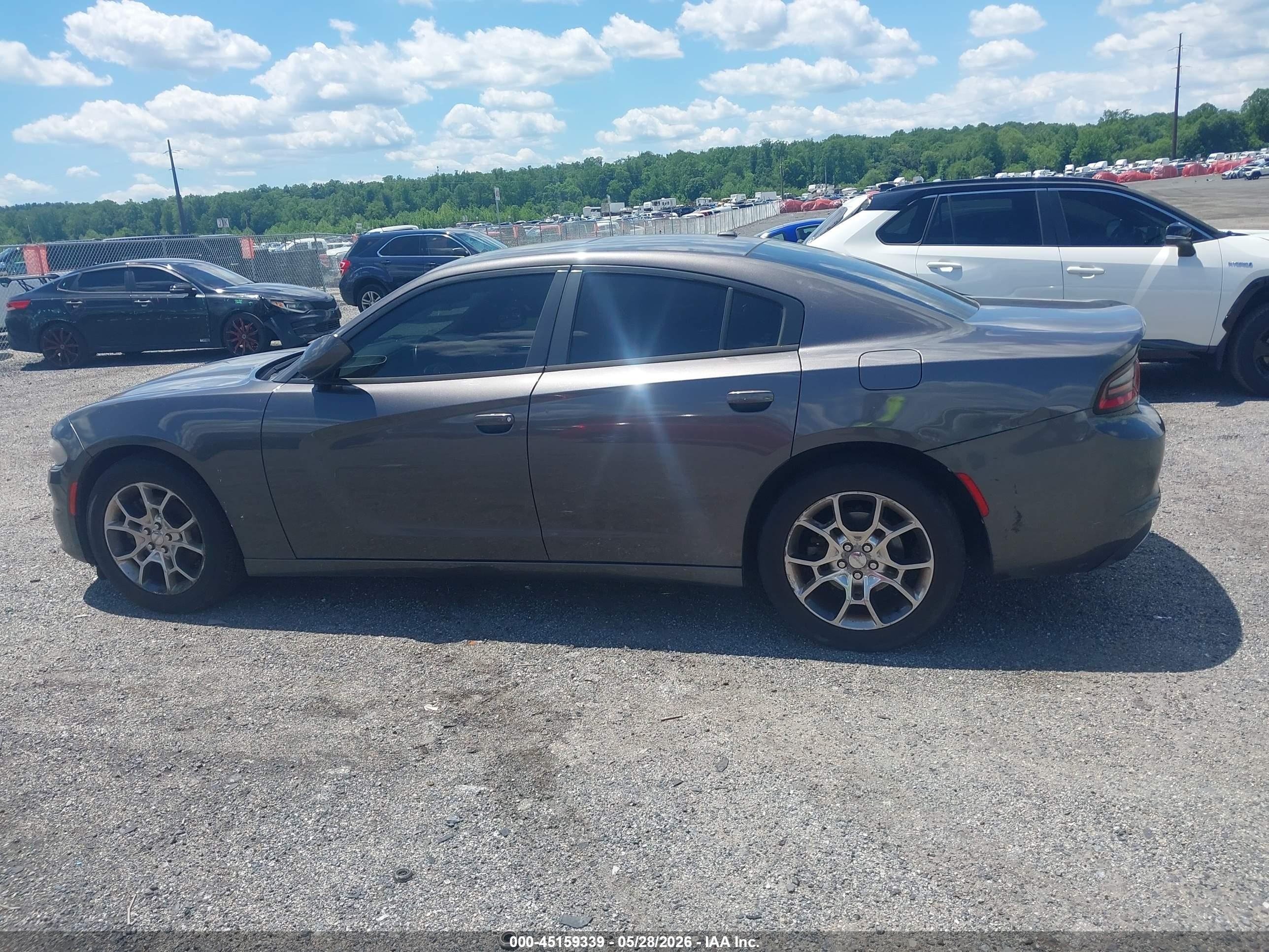 2016 Dodge Charger Se Gray vin: 2C3CDXFG8GH140855
