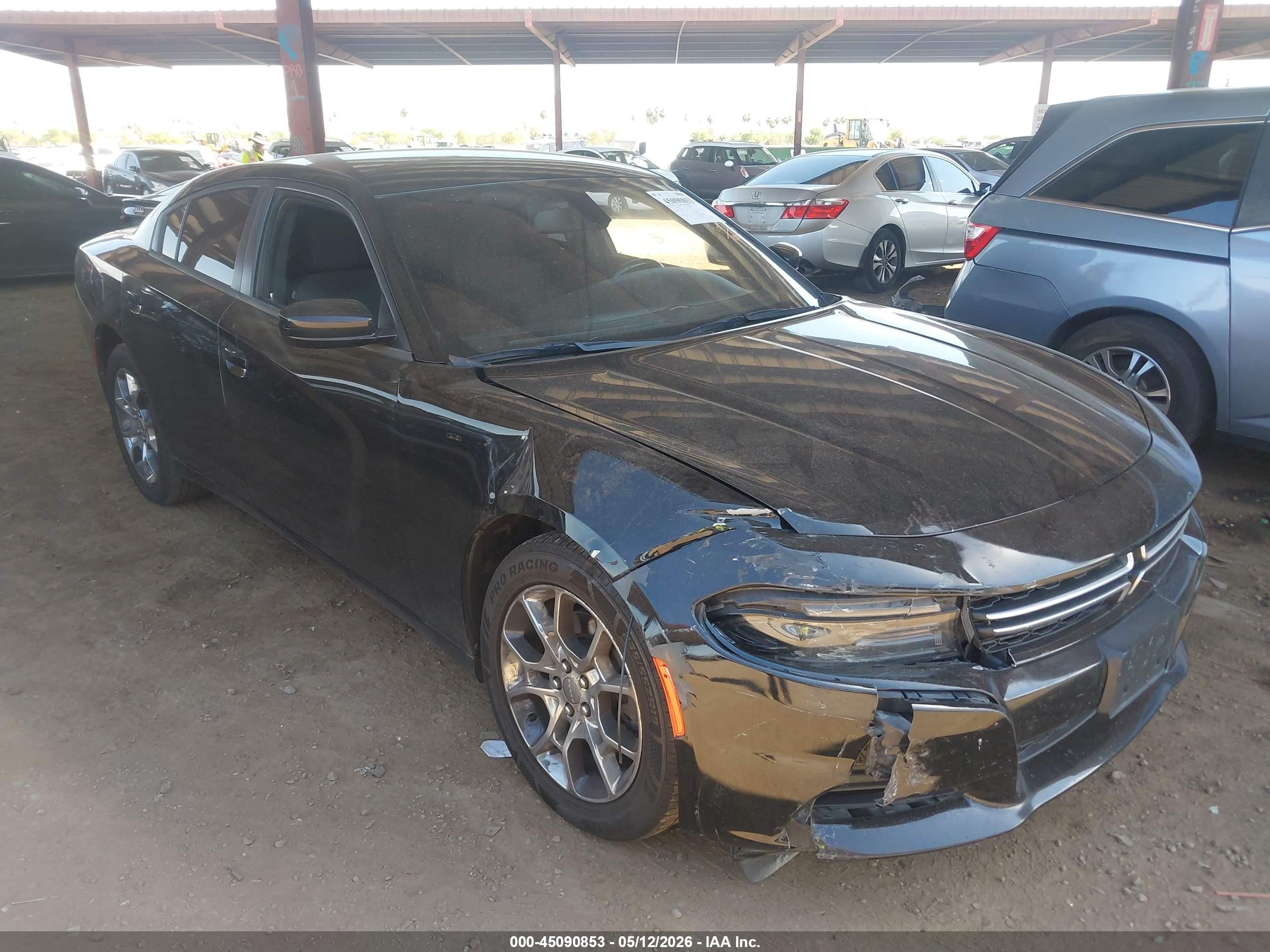 2015 Dodge Charger Se Черный vin: 2C3CDXFG9FH748852