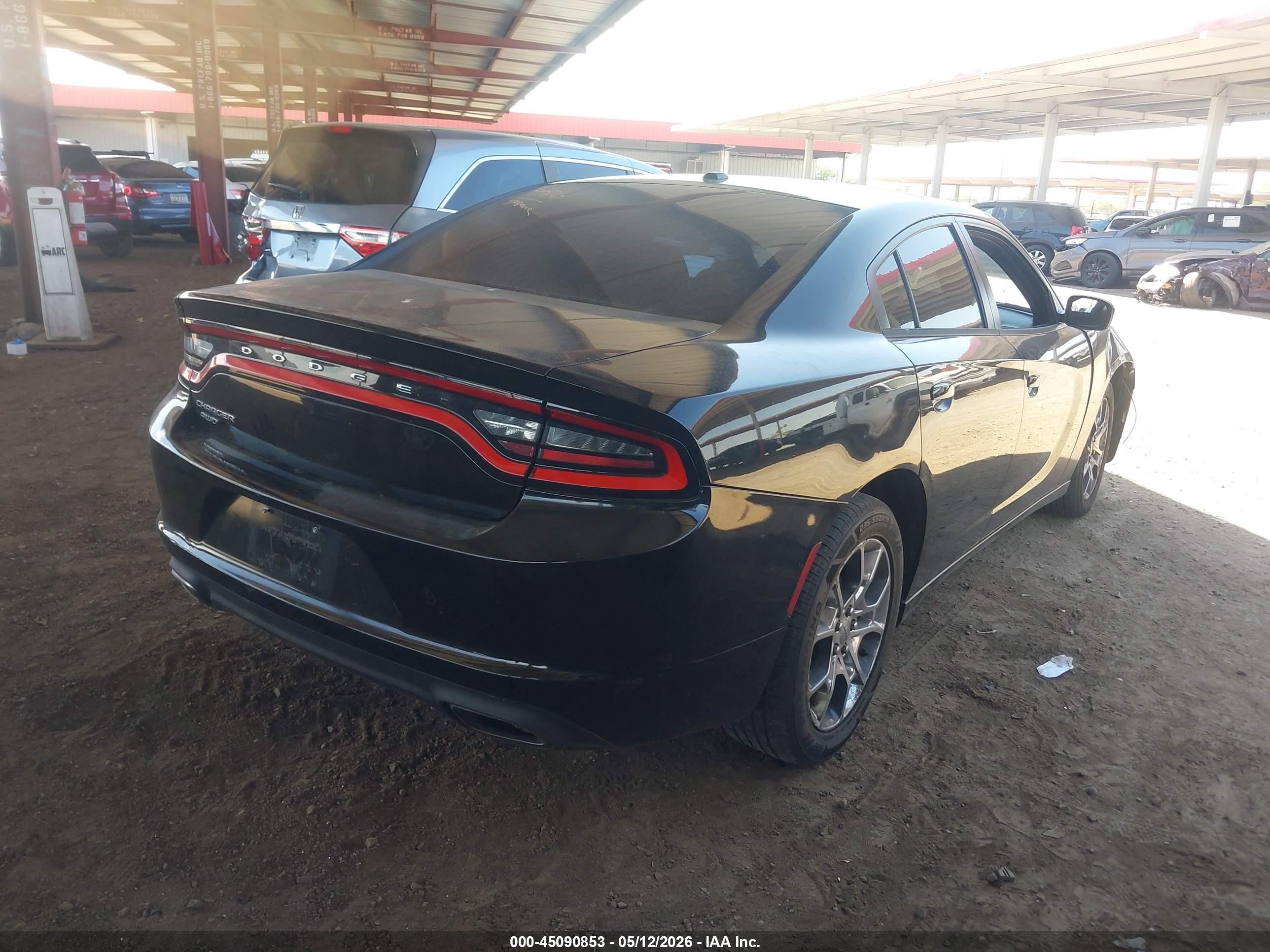 2015 Dodge Charger Se Черный vin: 2C3CDXFG9FH748852