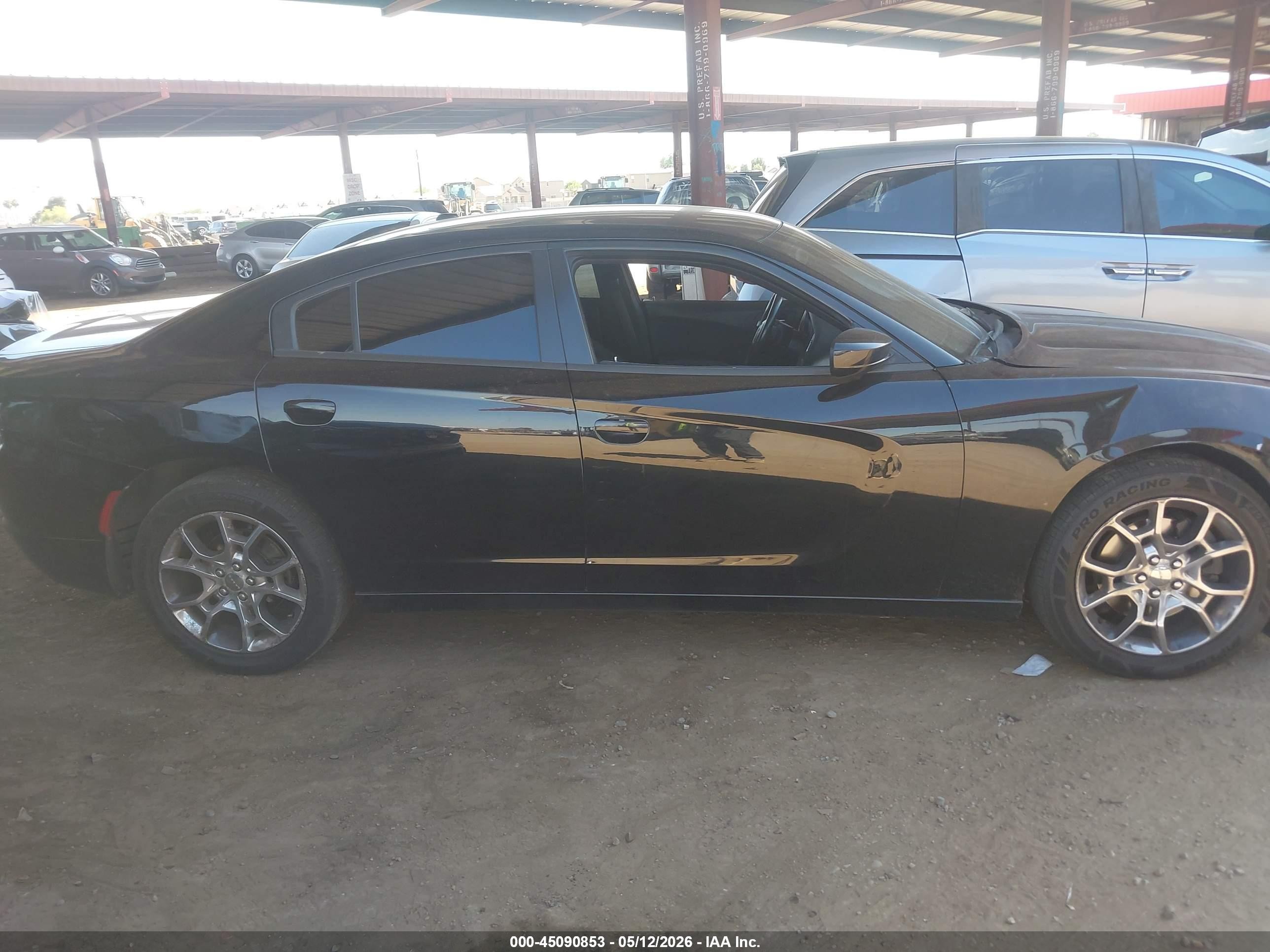 2015 Dodge Charger Se Черный vin: 2C3CDXFG9FH748852