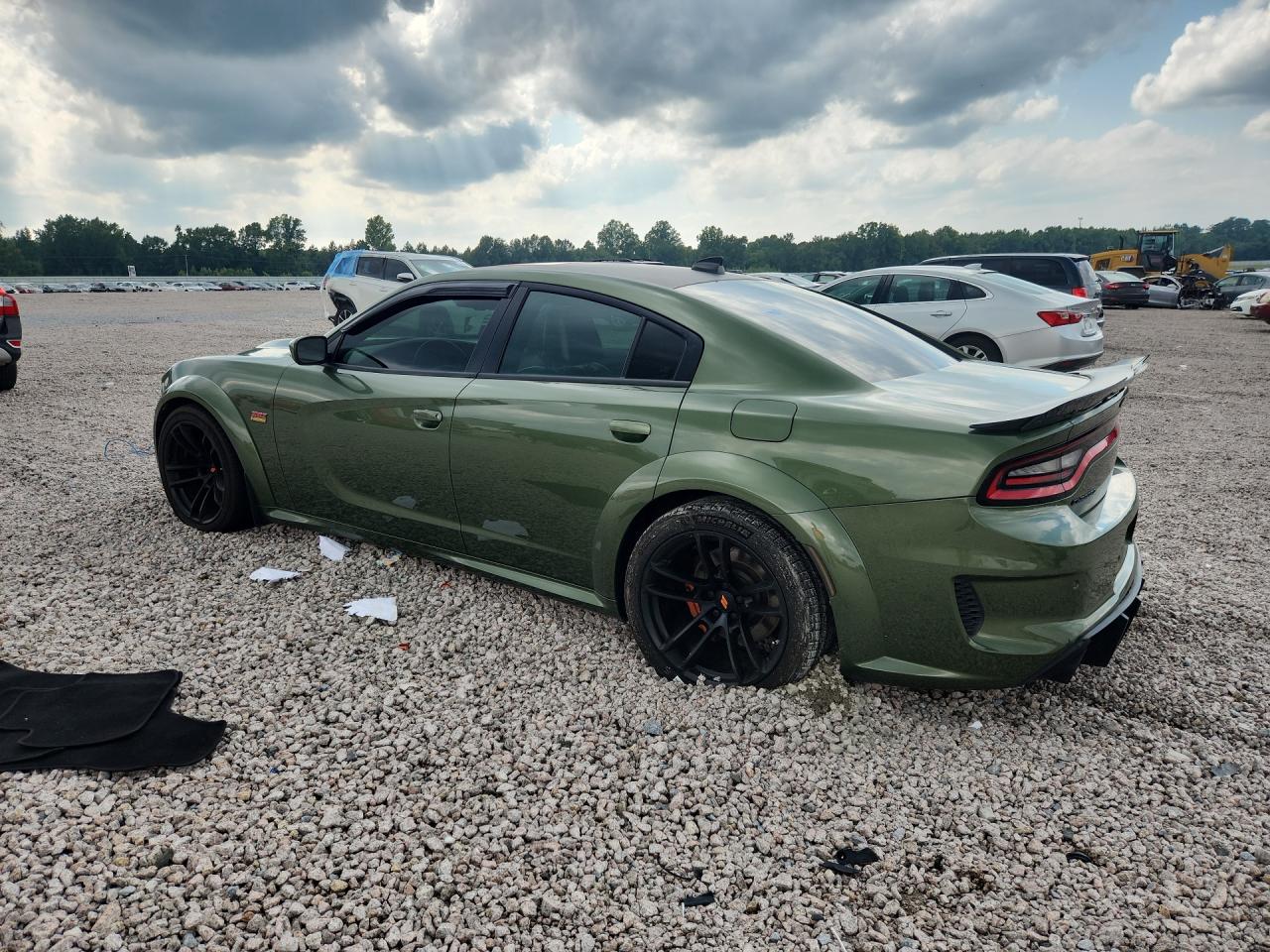 2020 Dodge Charger Scat Pack Green vin: 2C3CDXGJ0LH247807