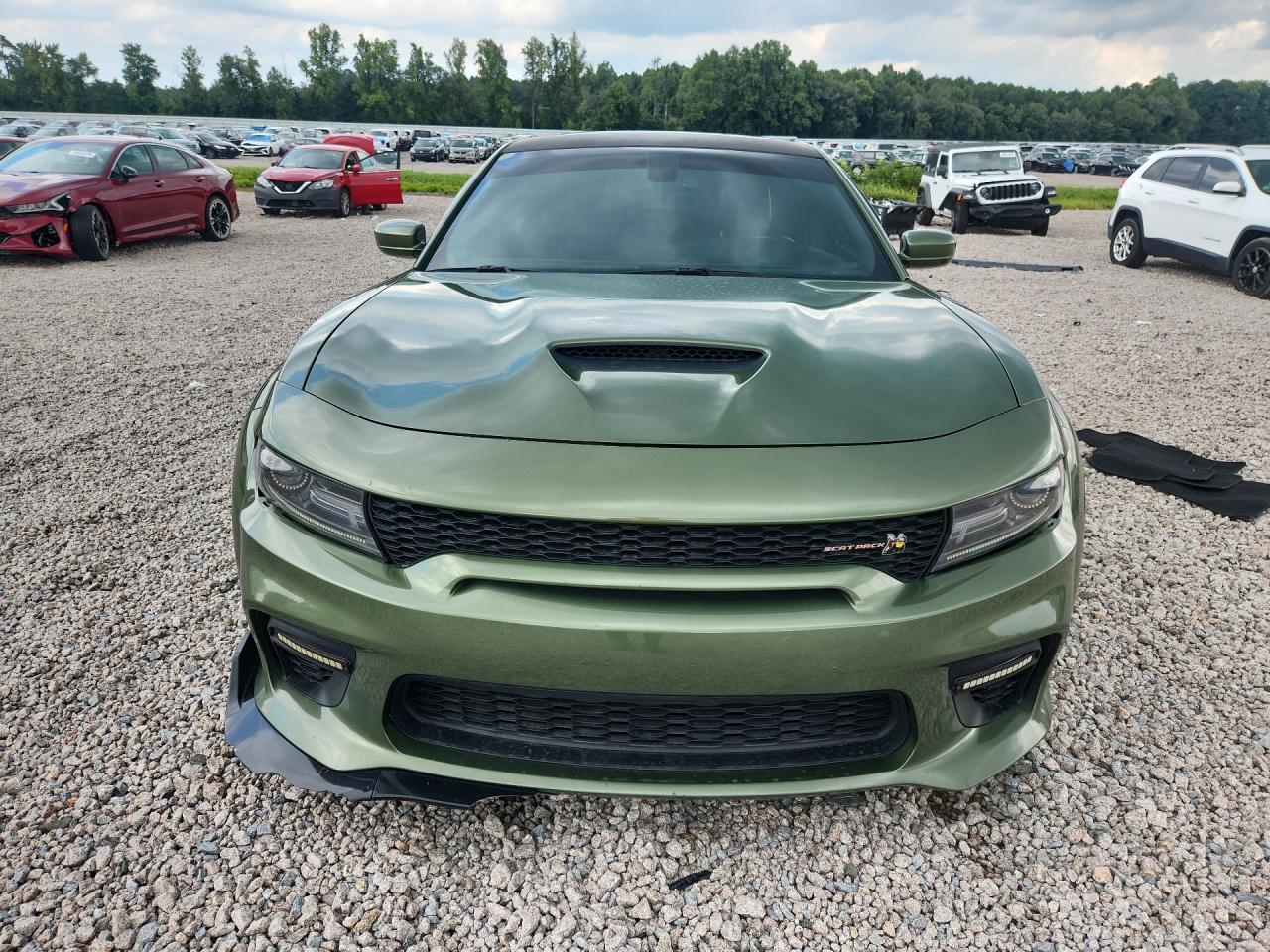 2020 Dodge Charger Scat Pack Green vin: 2C3CDXGJ0LH247807