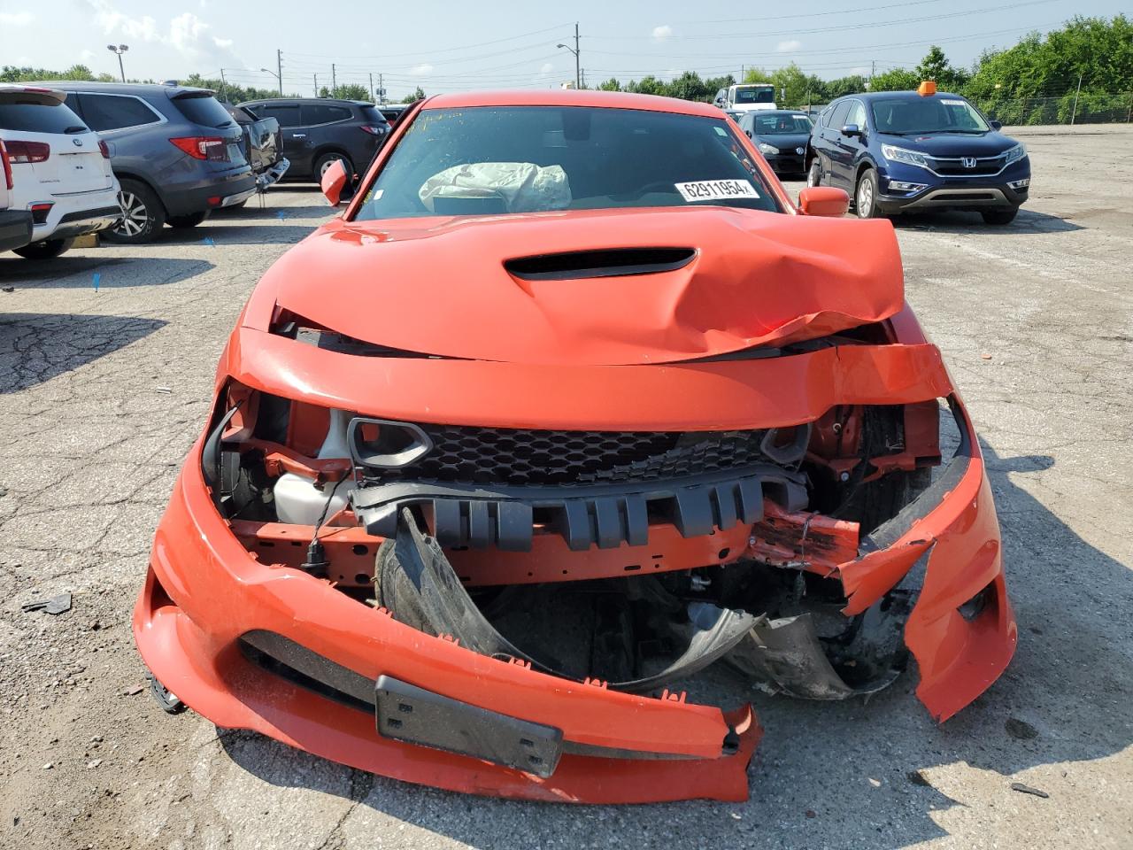 2021 Dodge Charger Scat Pack Orange vin: 2C3CDXGJ0MH588349