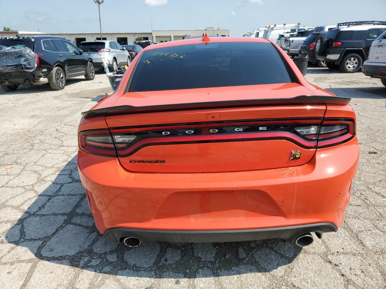 2021 Dodge Charger Scat Pack Orange vin: 2C3CDXGJ0MH588349