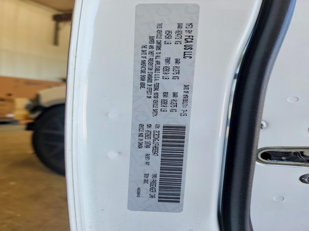 2015 Dodge Charger R/t Scat Pack White vin: 2C3CDXGJ1FH892647