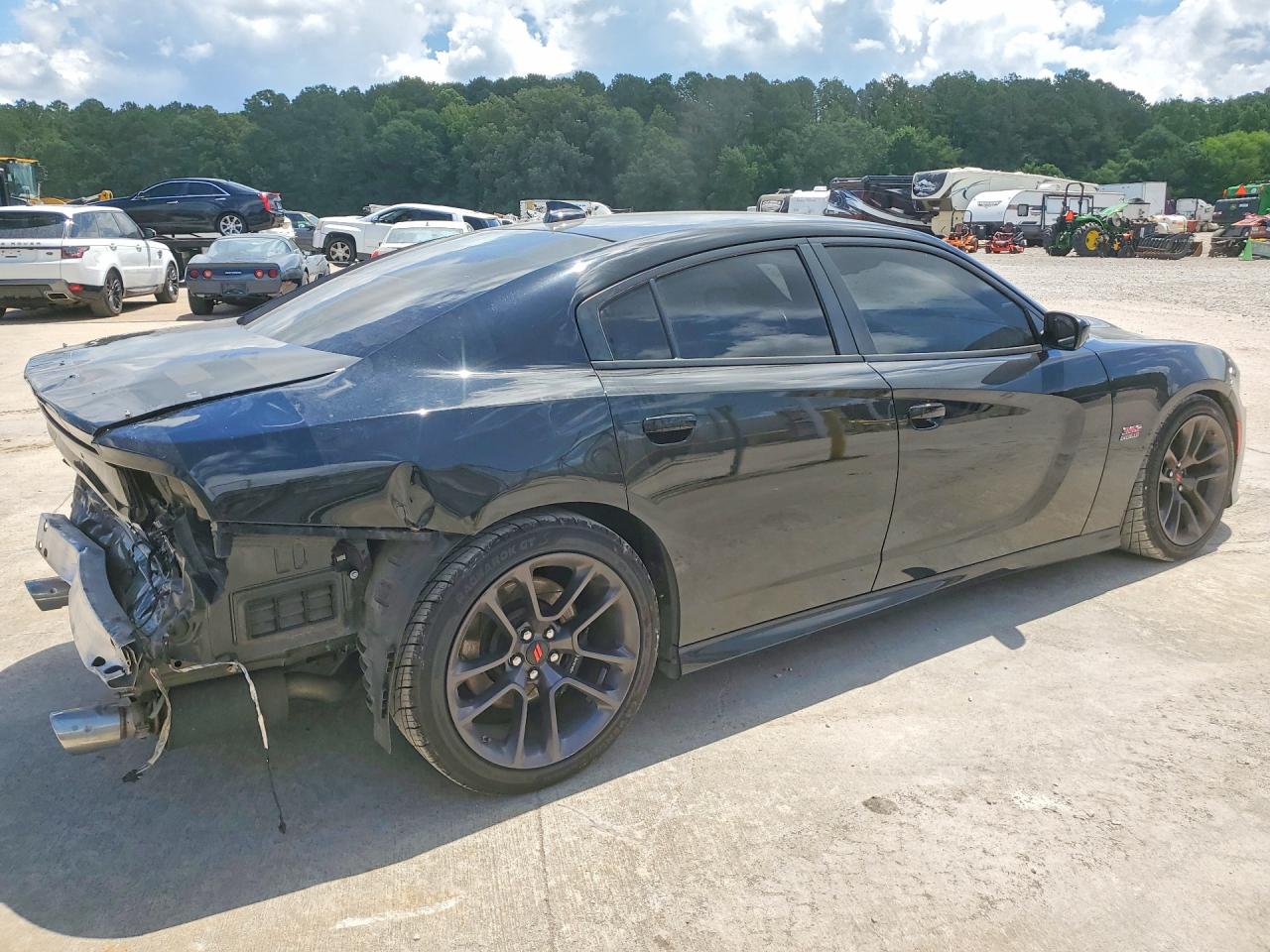 2020 Dodge Charger Scat Pack Black vin: 2C3CDXGJ1LH126929