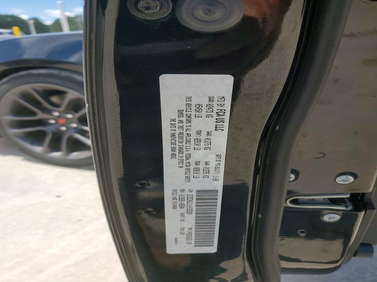 2020 Dodge Charger Scat Pack Black vin: 2C3CDXGJ1LH126929