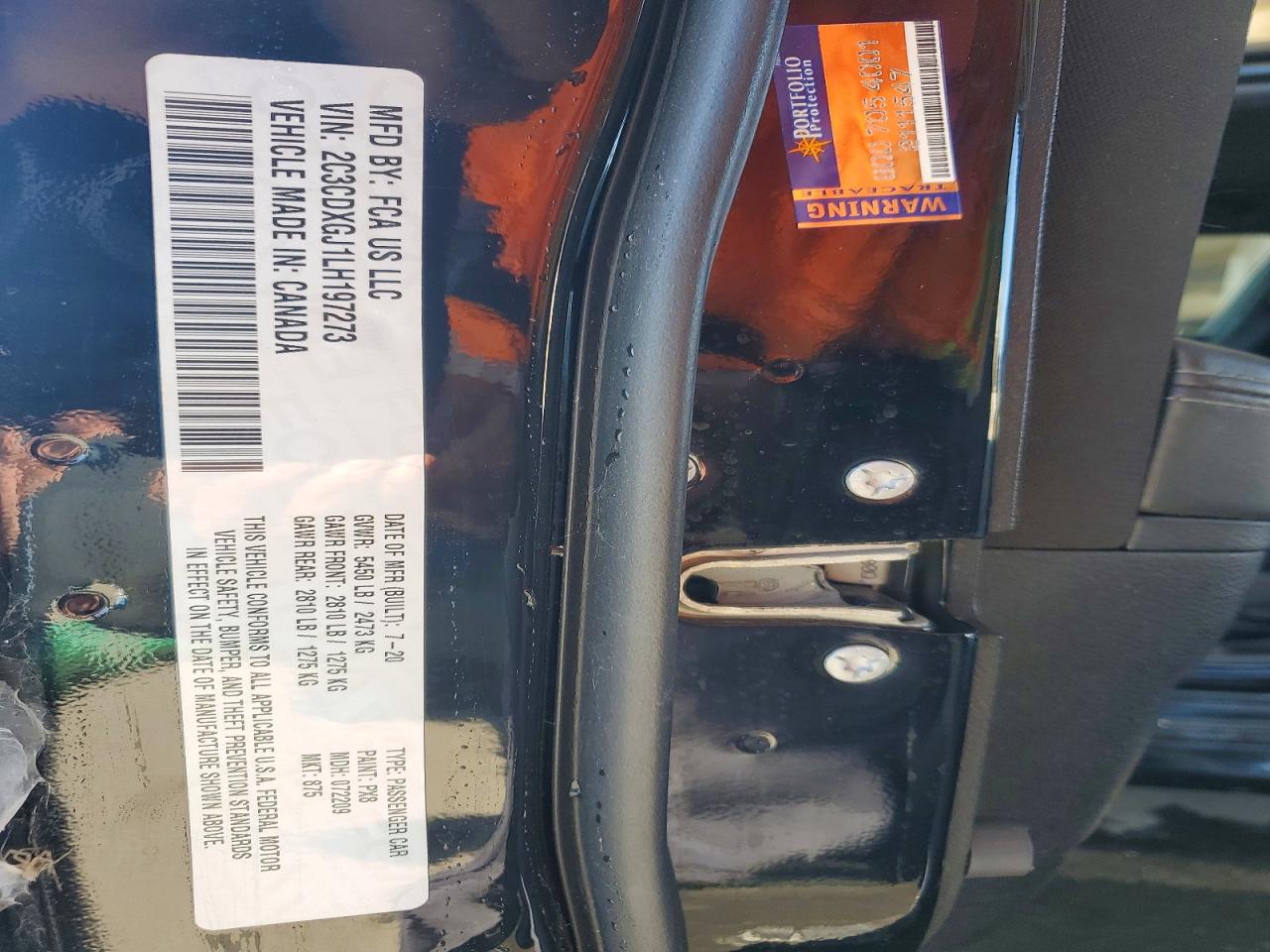 2020 Dodge Charger Scat Pack Black vin: 2C3CDXGJ1LH197273