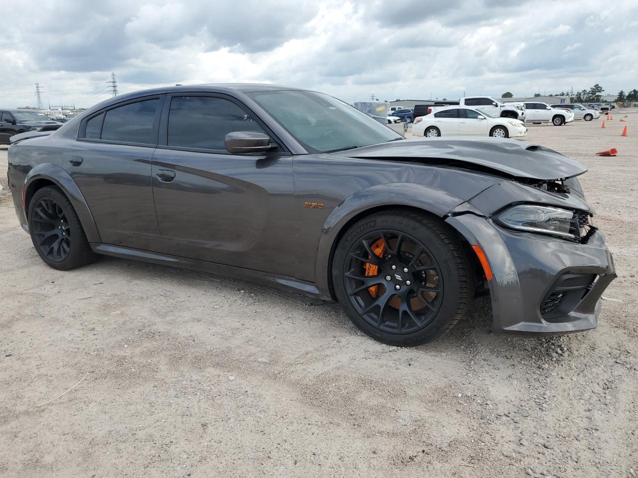 2022 Dodge Charger Scat Pack Black vin: 2C3CDXGJ1NH121717