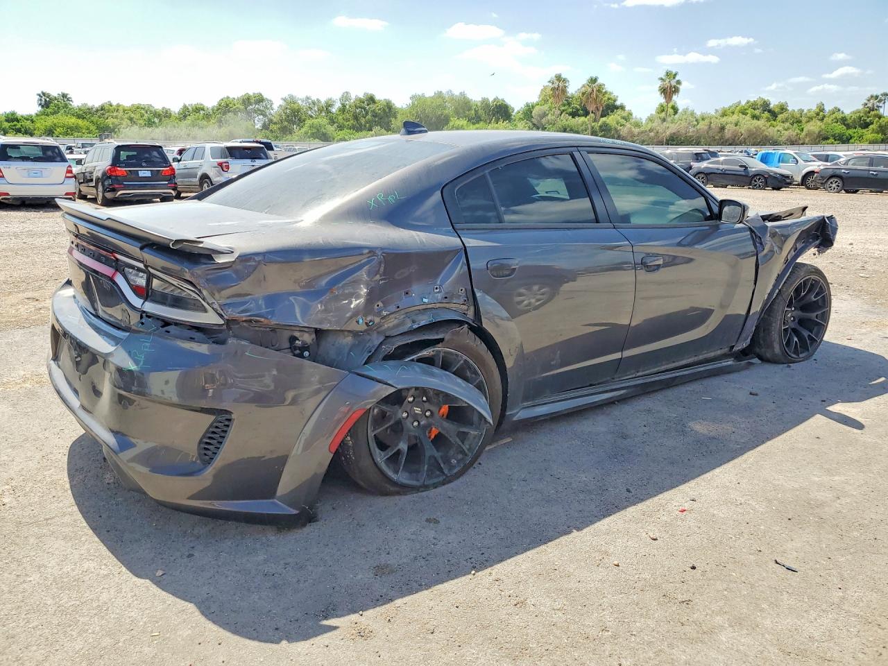 2022 Dodge Charger Scat Pack Gray vin: 2C3CDXGJ1NH121717