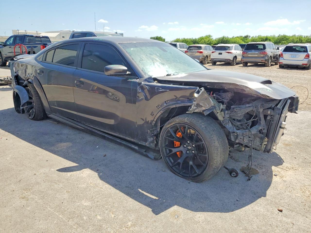 2022 Dodge Charger Scat Pack Gray vin: 2C3CDXGJ1NH121717