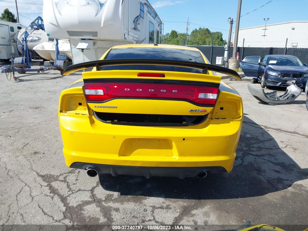 2012 Dodge Charger Srt8 Super Bee Yellow vin: 2C3CDXGJ2CH276399