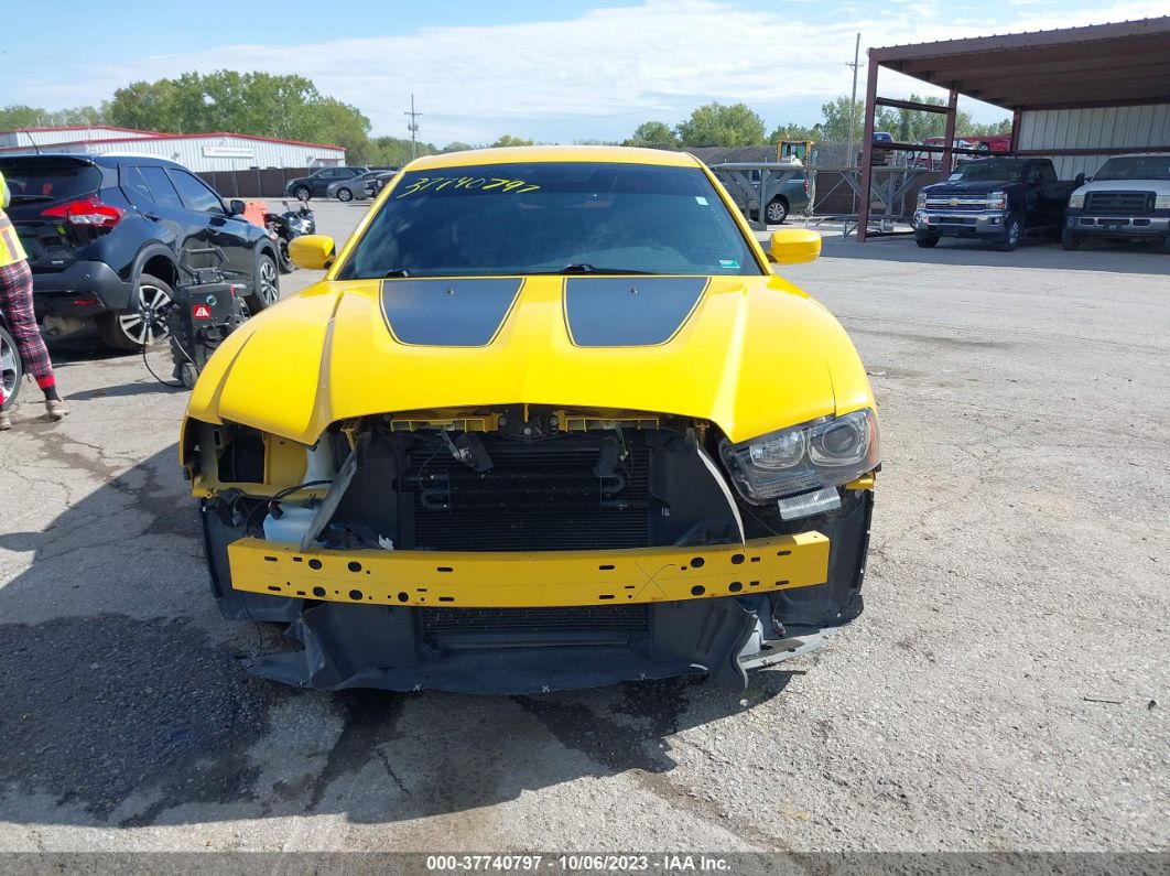 2012 Dodge Charger Srt8 Super Bee Yellow vin: 2C3CDXGJ2CH276399