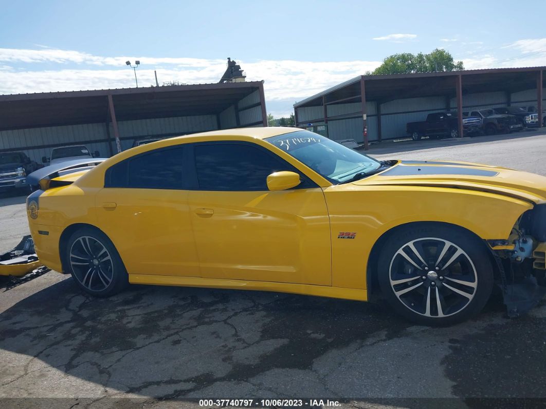 2012 Dodge Charger Srt8 Super Bee Yellow vin: 2C3CDXGJ2CH276399