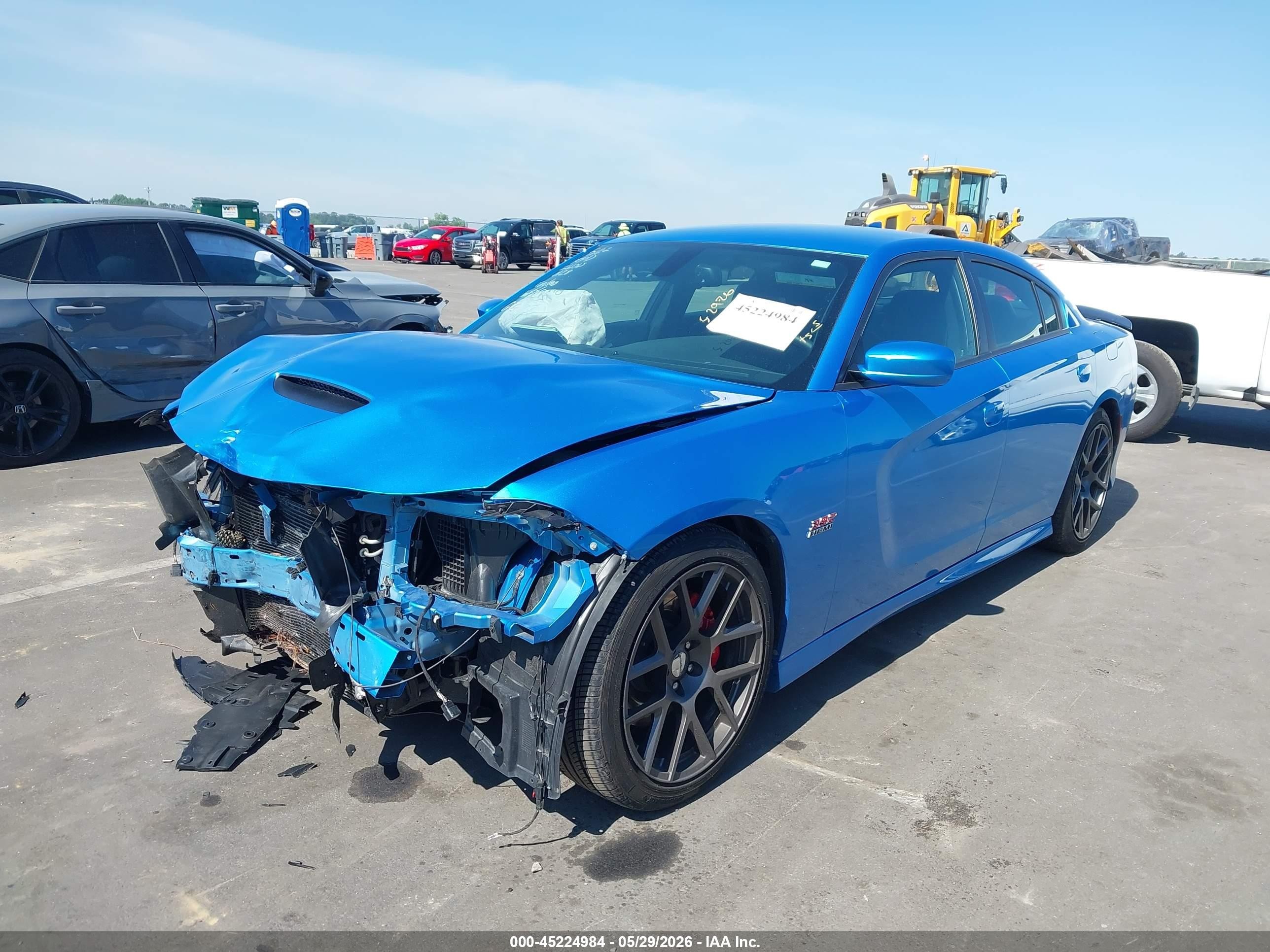 2016 Dodge Charger R/t Scat Pack Blue vin: 2C3CDXGJ2GH150128