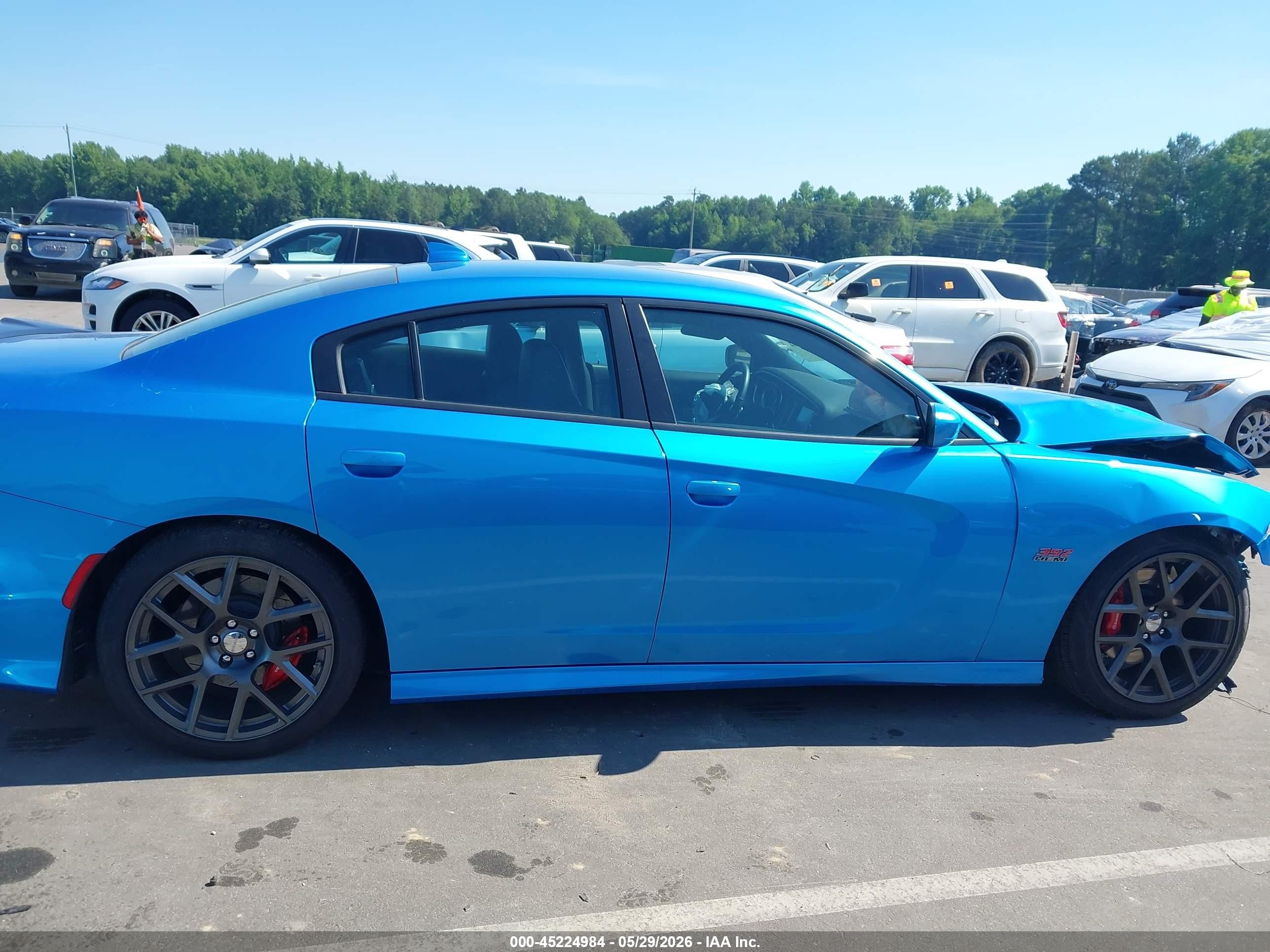 2016 Dodge Charger R/t Scat Pack Blue vin: 2C3CDXGJ2GH150128