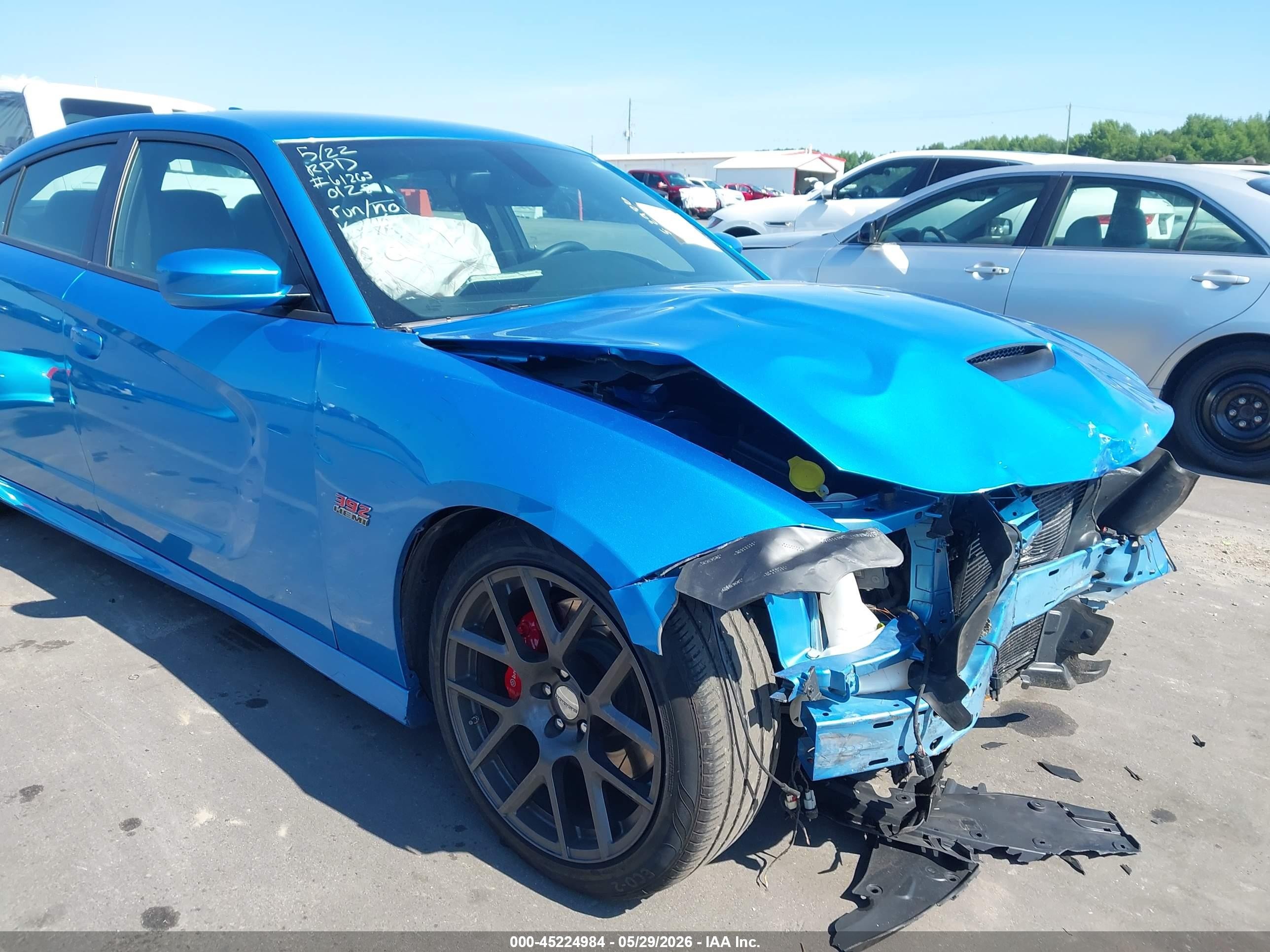 2016 Dodge Charger R/t Scat Pack Blue vin: 2C3CDXGJ2GH150128