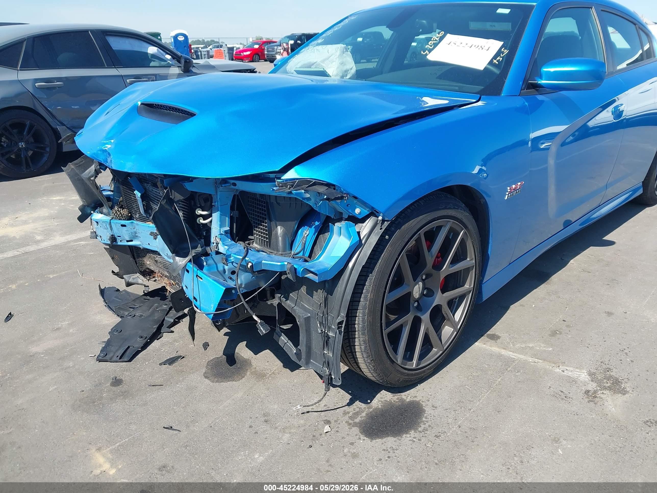 2016 Dodge Charger R/t Scat Pack Blue vin: 2C3CDXGJ2GH150128