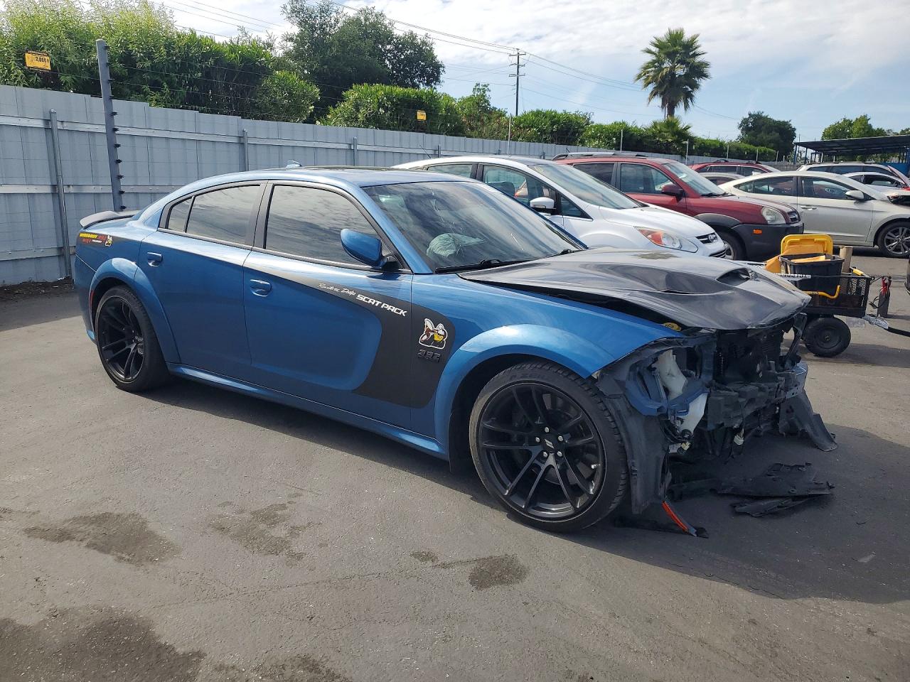 2020 Dodge Charger Scat Pack Blue vin: 2C3CDXGJ2LH134439