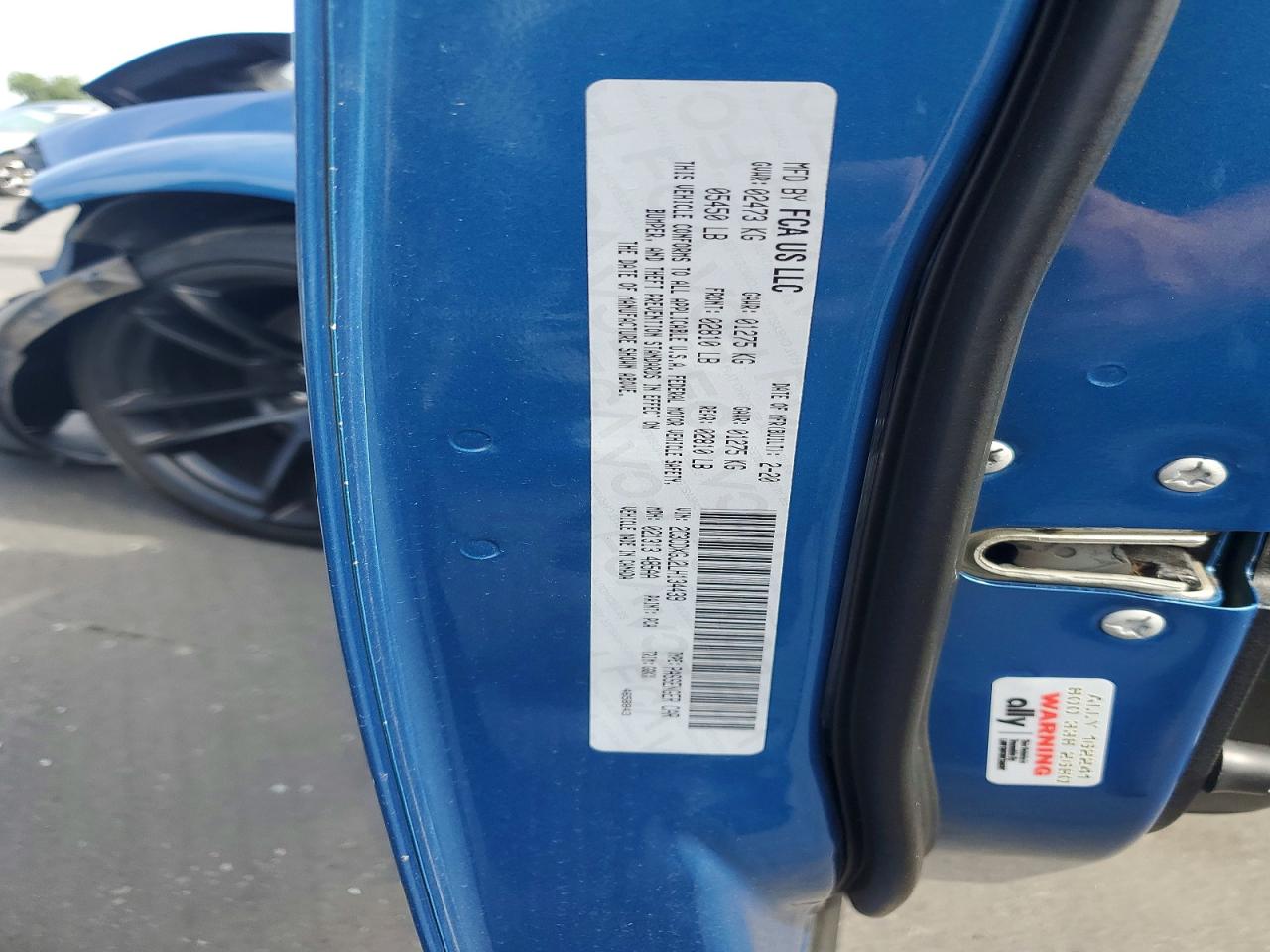 2020 Dodge Charger Scat Pack Blue vin: 2C3CDXGJ2LH134439