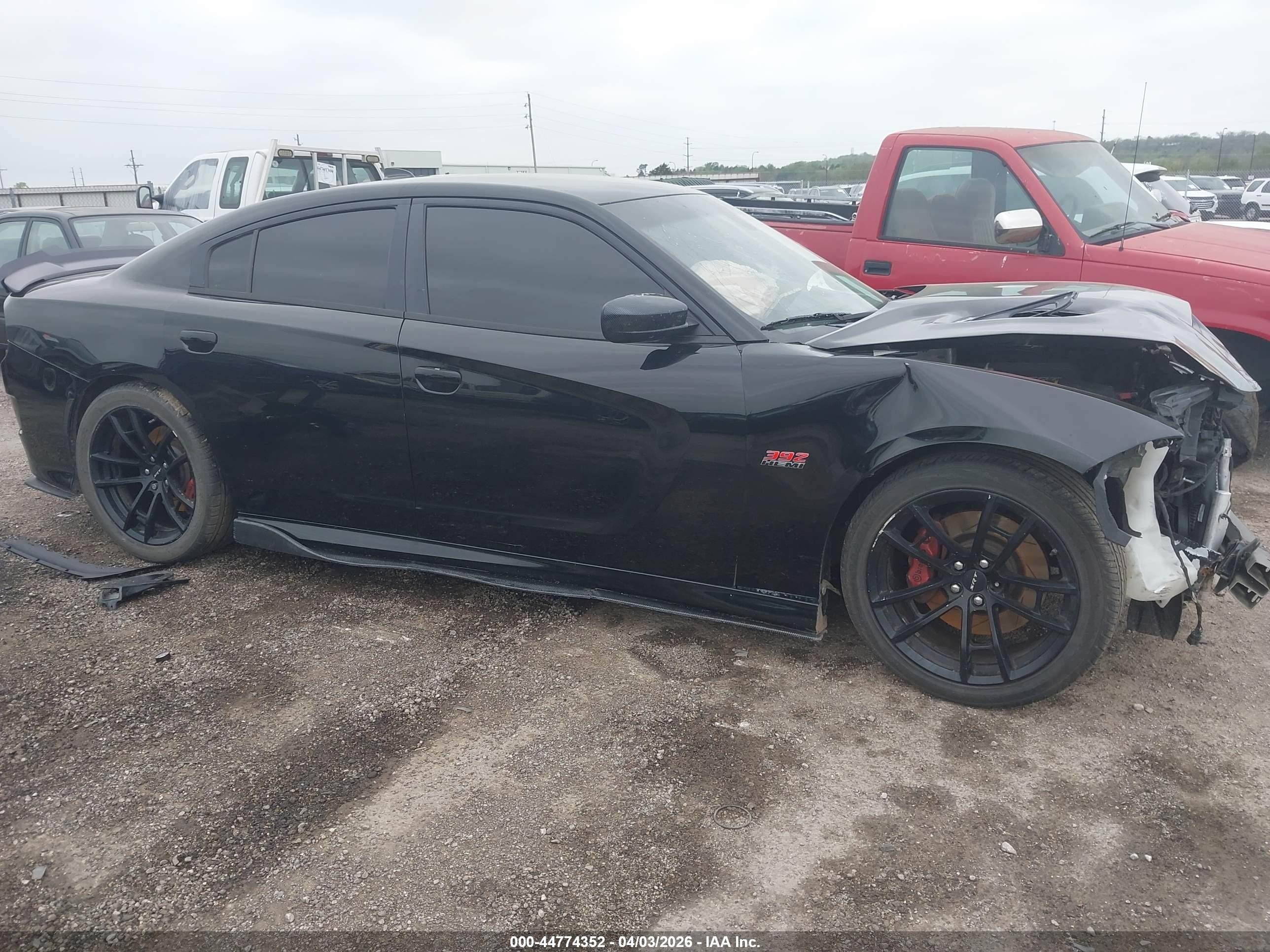 2018 Dodge Charger R/t Scat Pack Rwd Black vin: 2C3CDXGJ3JH335411