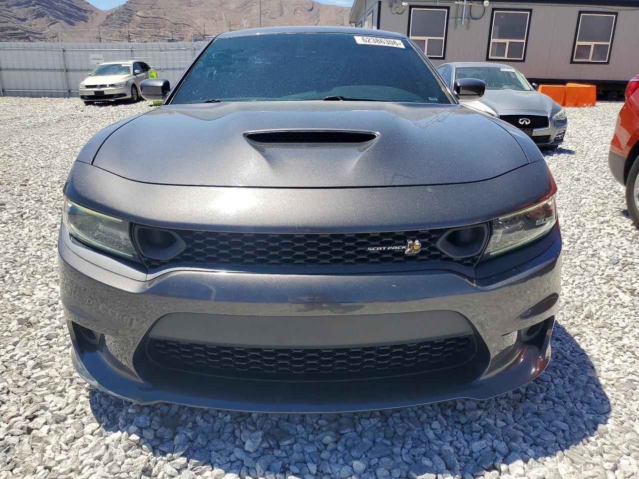 2019 Dodge Charger Scat Pack Серый vin: 2C3CDXGJ3KH579156