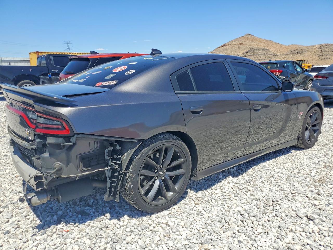 2019 Dodge Charger Scat Pack Серый vin: 2C3CDXGJ3KH579156