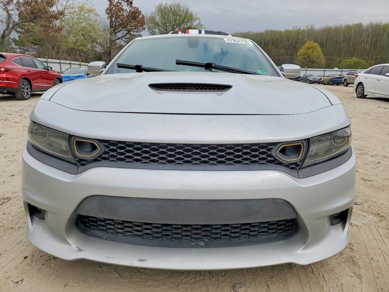 2019 Dodge Charger Scat Pack Silver vin: 2C3CDXGJ3KH662697