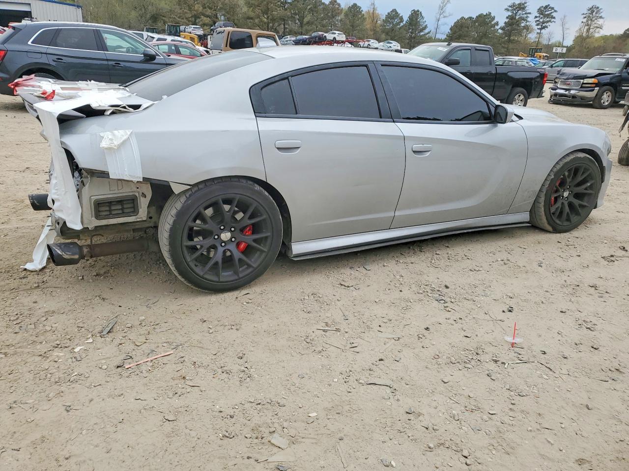2019 Dodge Charger Scat Pack Silver vin: 2C3CDXGJ3KH662697